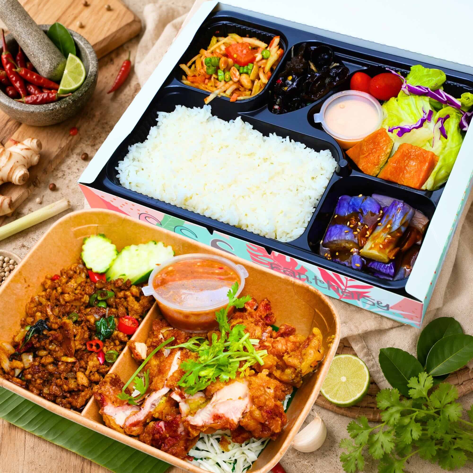 basil-pork-chili-chicken-lunchbox