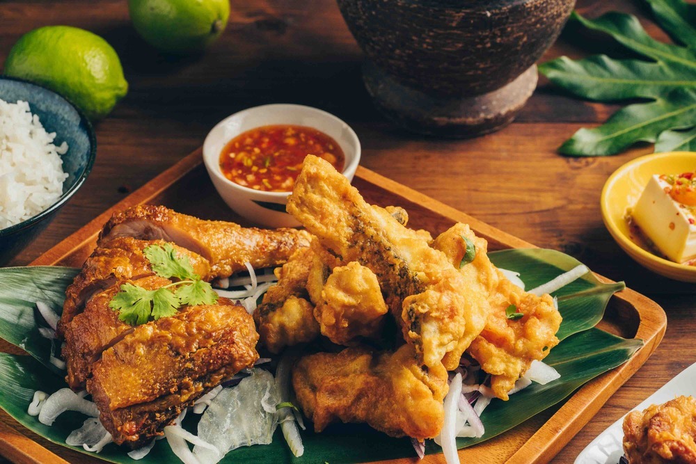 grilledchickenthighandfriedfish-alacarte