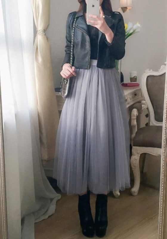 Muslimah Tulle Skirt Trend Tutu Skirt Style Hijab - Main Image