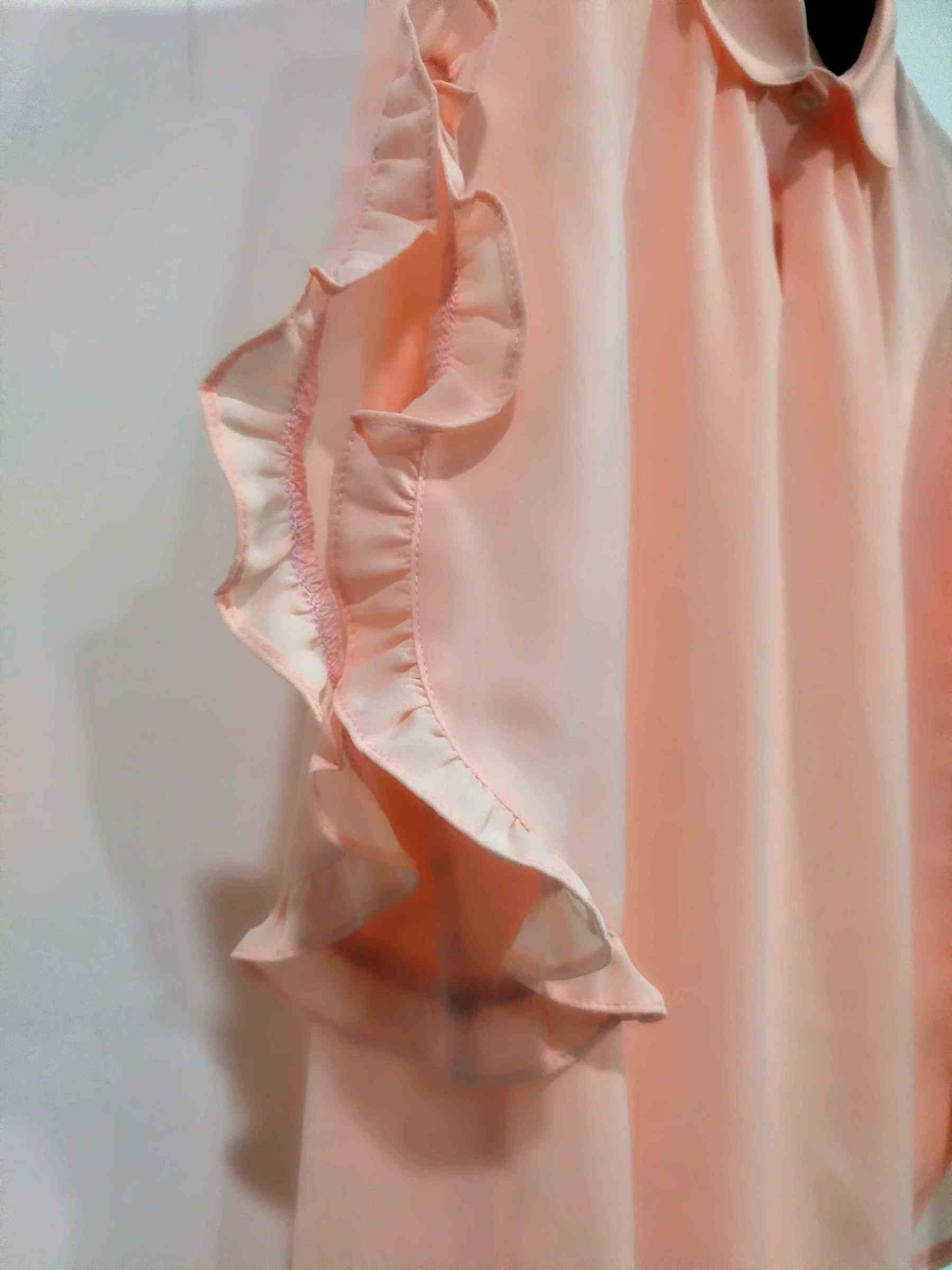Chiffon style blouse spring summer design with sweet lady clothing for pink clothing (7).jpg