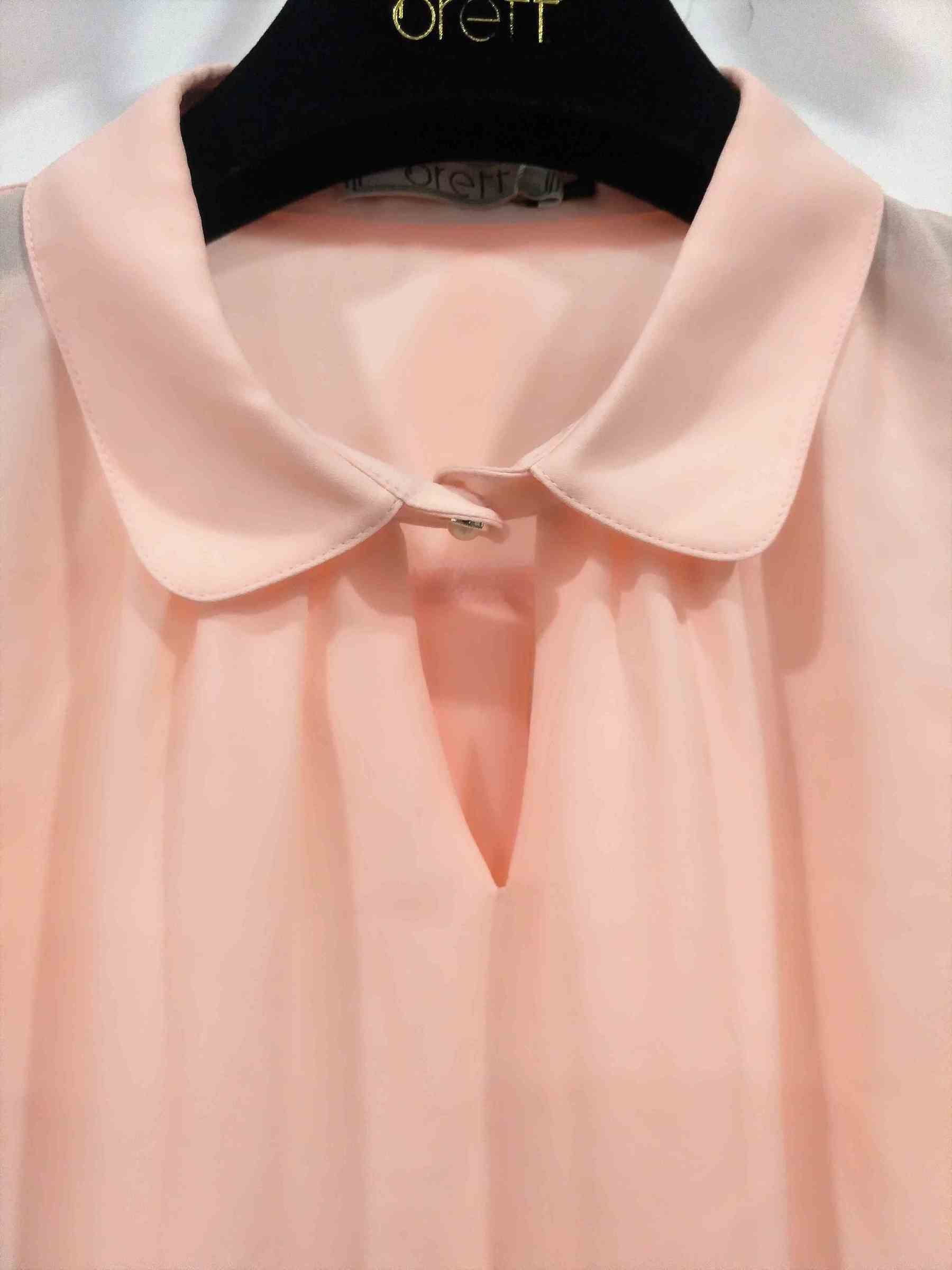 Chiffon style blouse spring summer design with sweet lady clothing for pink clothing (7).jpg