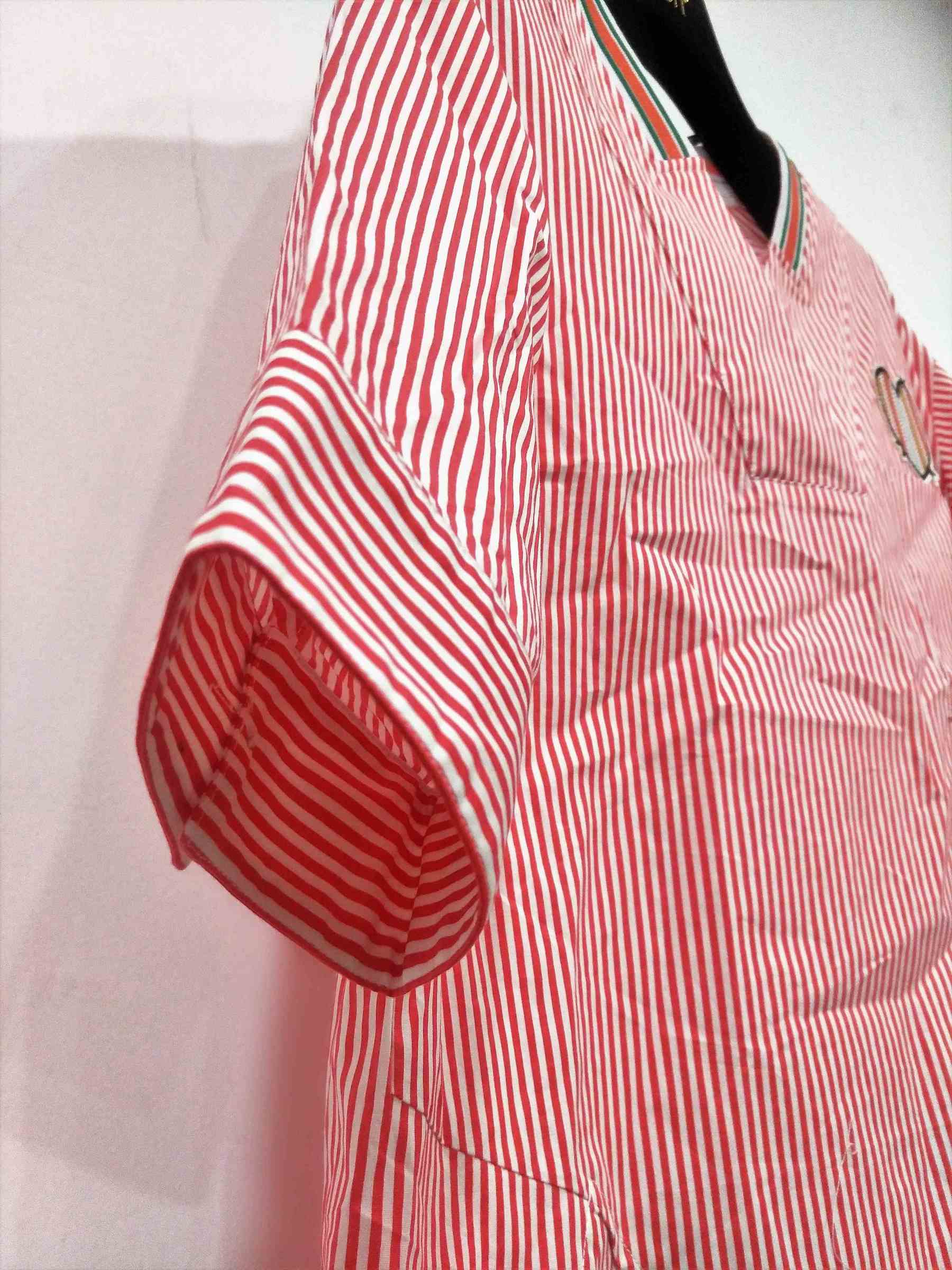 Spring summer girl s cute top with stripe blouse for woman with different collar and cuff shirt (7).jpg