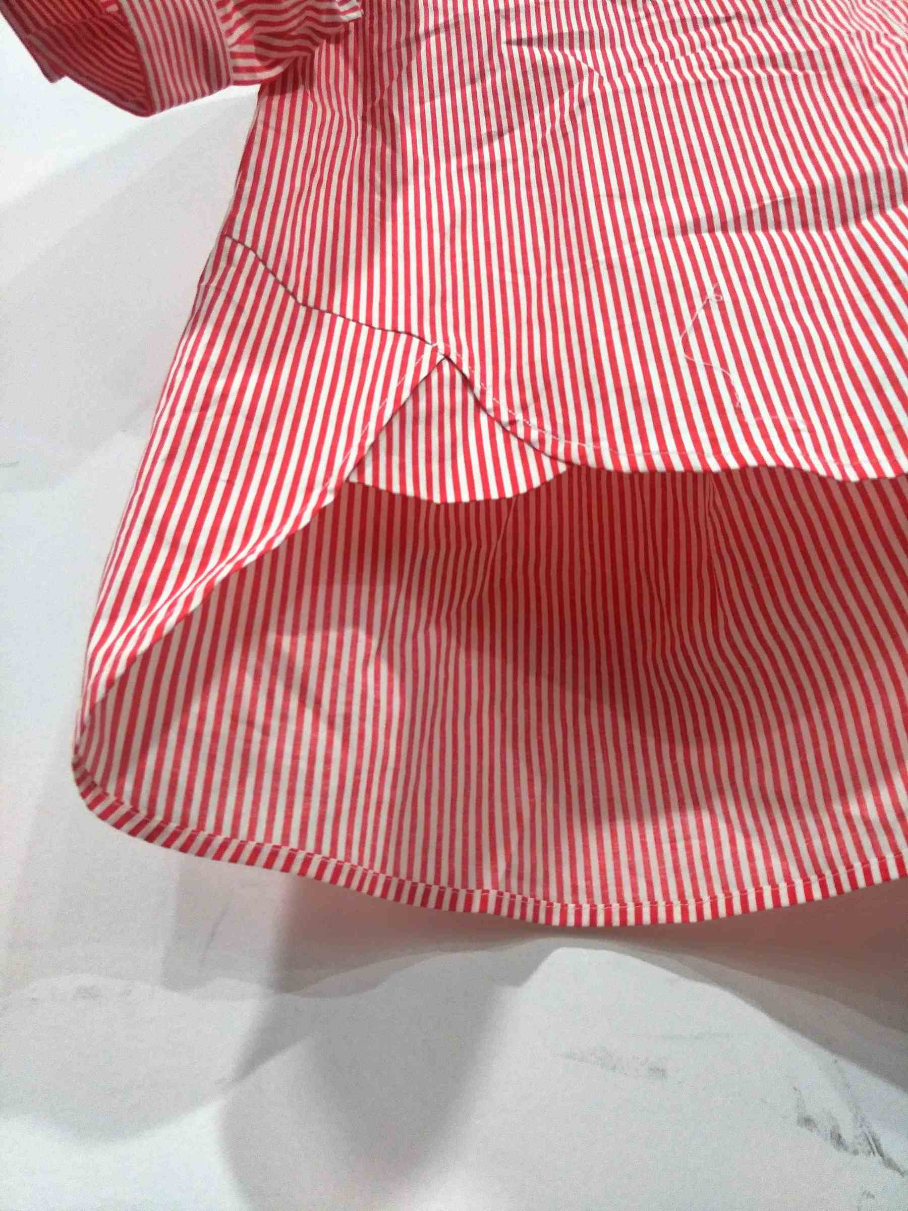 Spring summer girl s cute top with stripe blouse for woman with different collar and cuff shirt (7).jpg