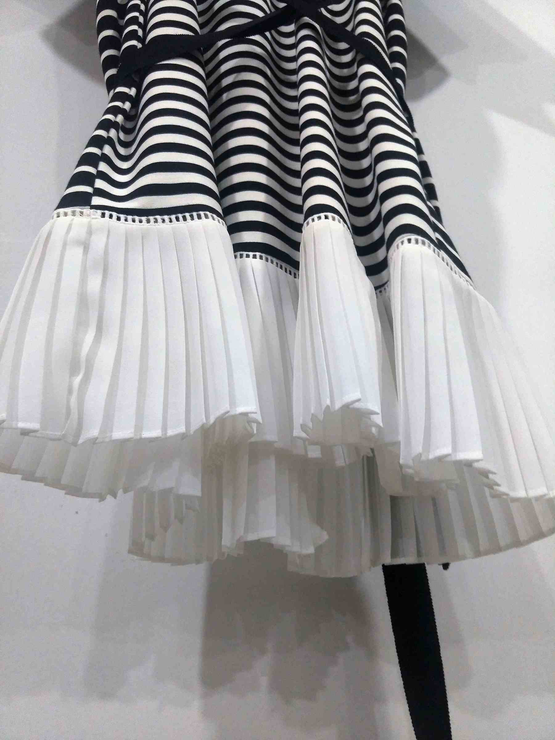 Summer latest T-Shirt dress design with  tunic dress ladies fashion style for stripe casual dress (7).jpg