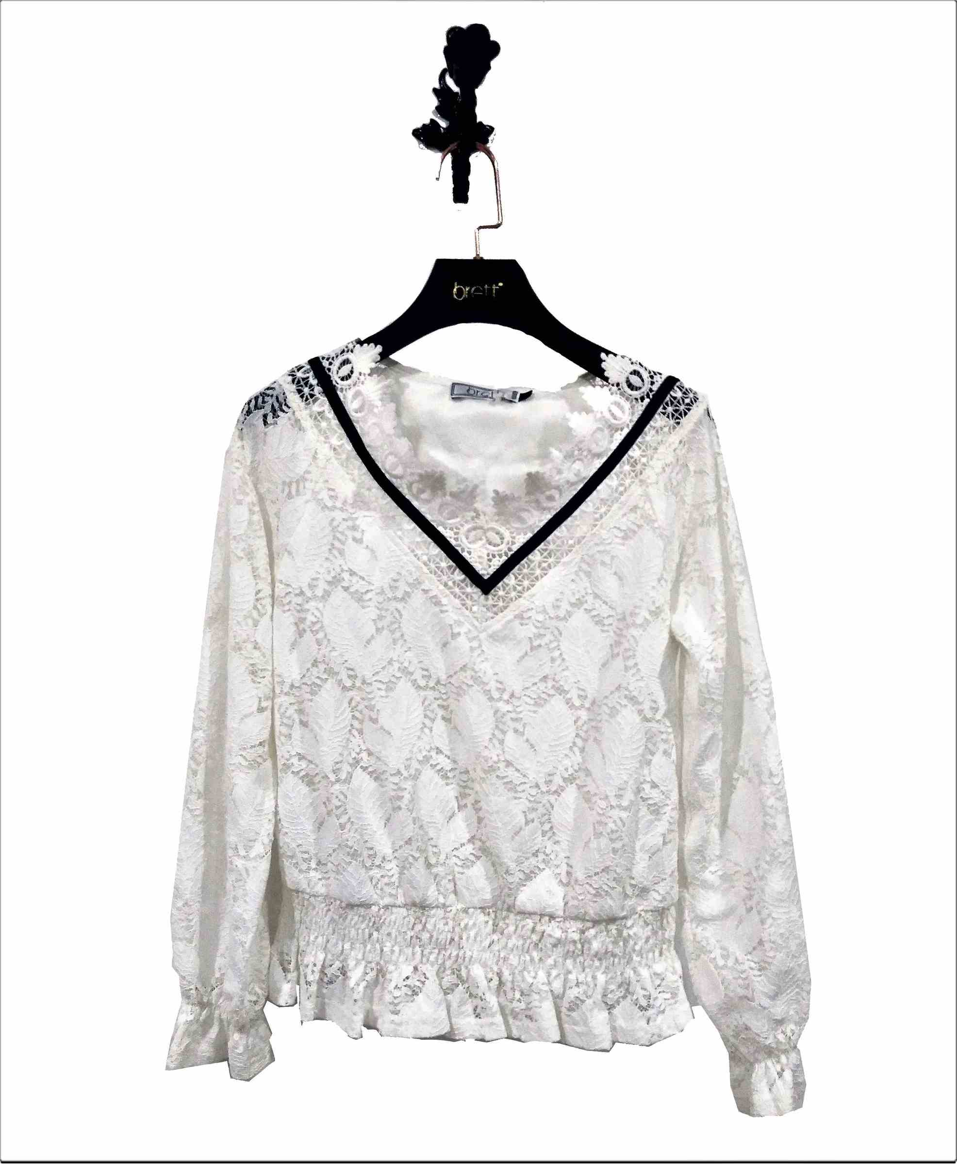 White lace blouse with Ladies blouses tops design spring summer for Old lady blouse (1).jpg