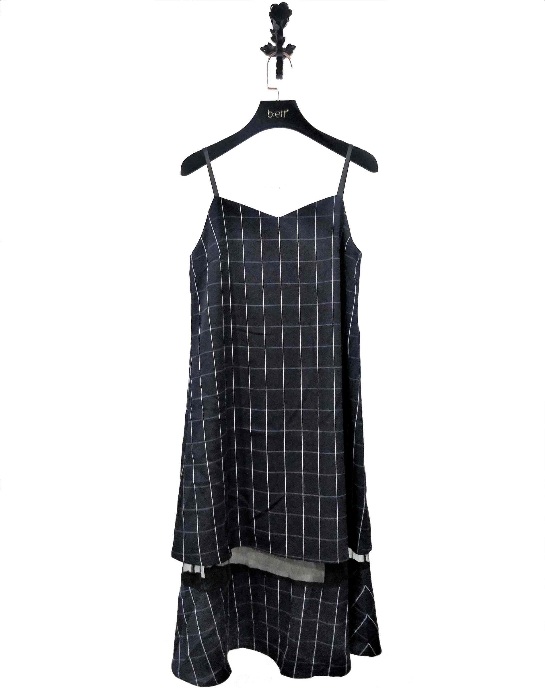 Strappy Dress Blue Check with Spaghetti Strap Dress design for Casual Plaid Dress (7).jpg