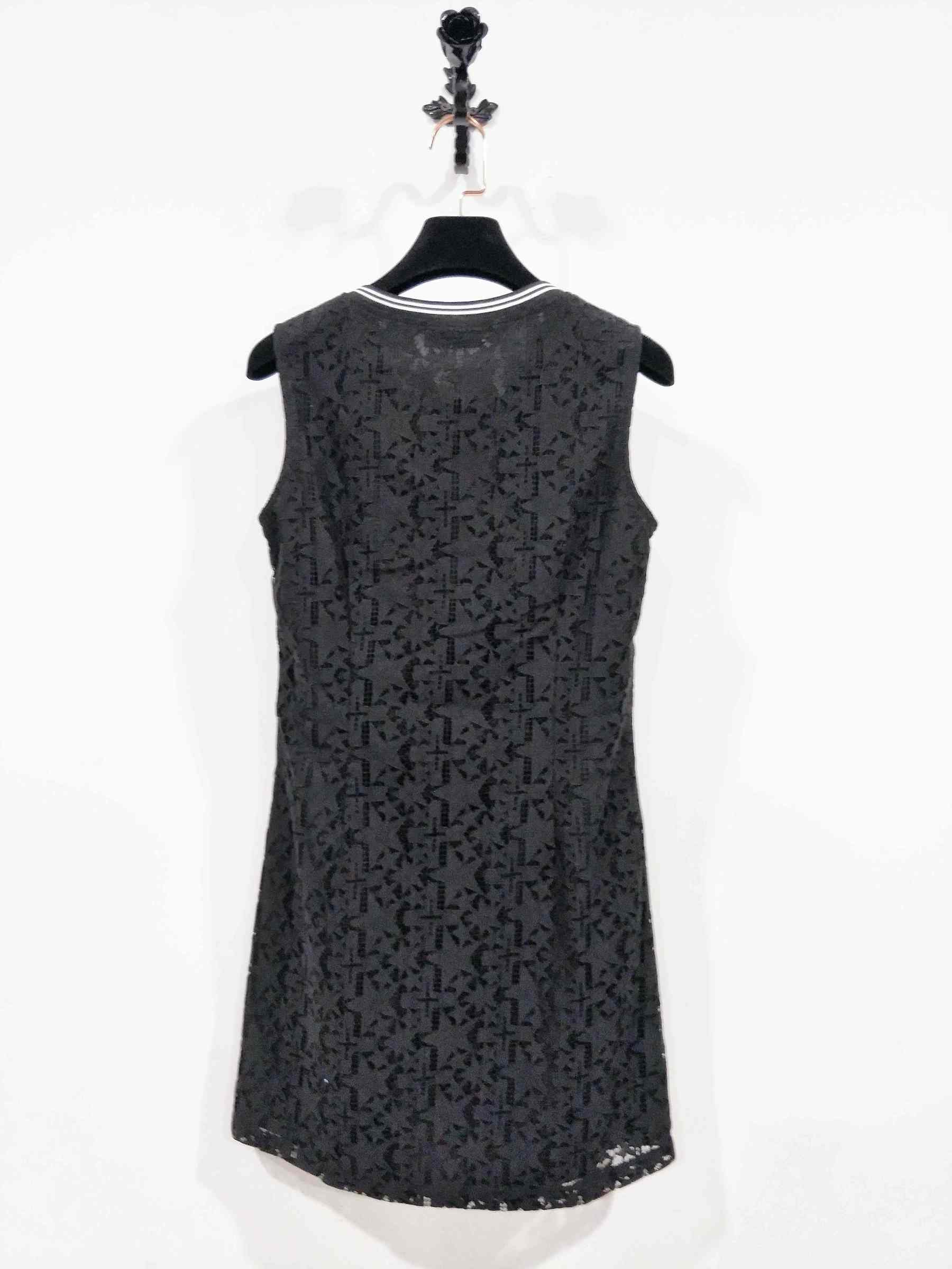 Applique casual dress ladies woman with Lace applique dress latest design for black lace casual dress (8).jpg