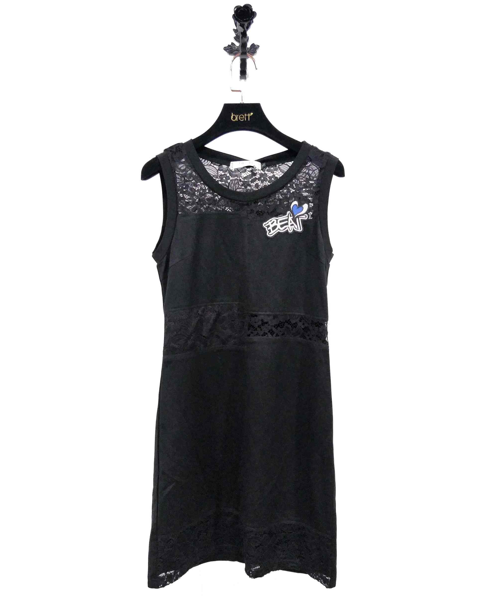 Sleeveless Mini Applique black dress with mature black dress transparent ladies woman for korean cute dresses (10).jpg
