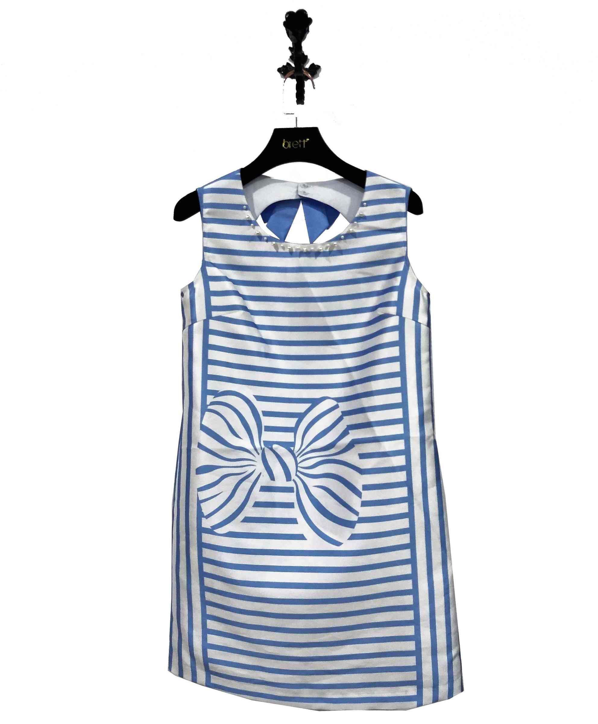 women sundress latest design with stripes dress for oem dress odm service (8).jpg