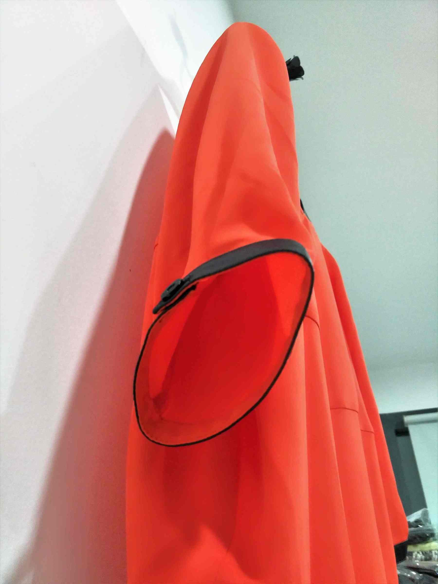 Latest ladies orange tops long sleeve with elastic hem tops for wholesale tunic tops and black leather (8).jpg