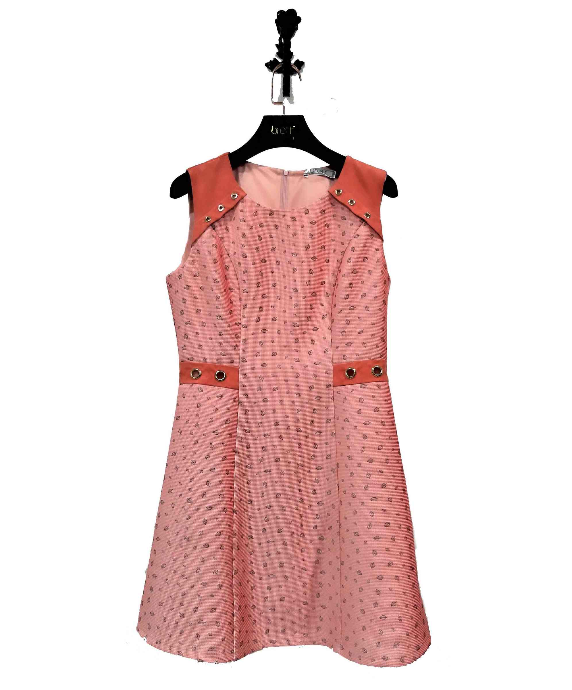 Cute pattern dress lovely flower dobby with Sleeveless cute dress for ladies western dress pattern (10).jpg
