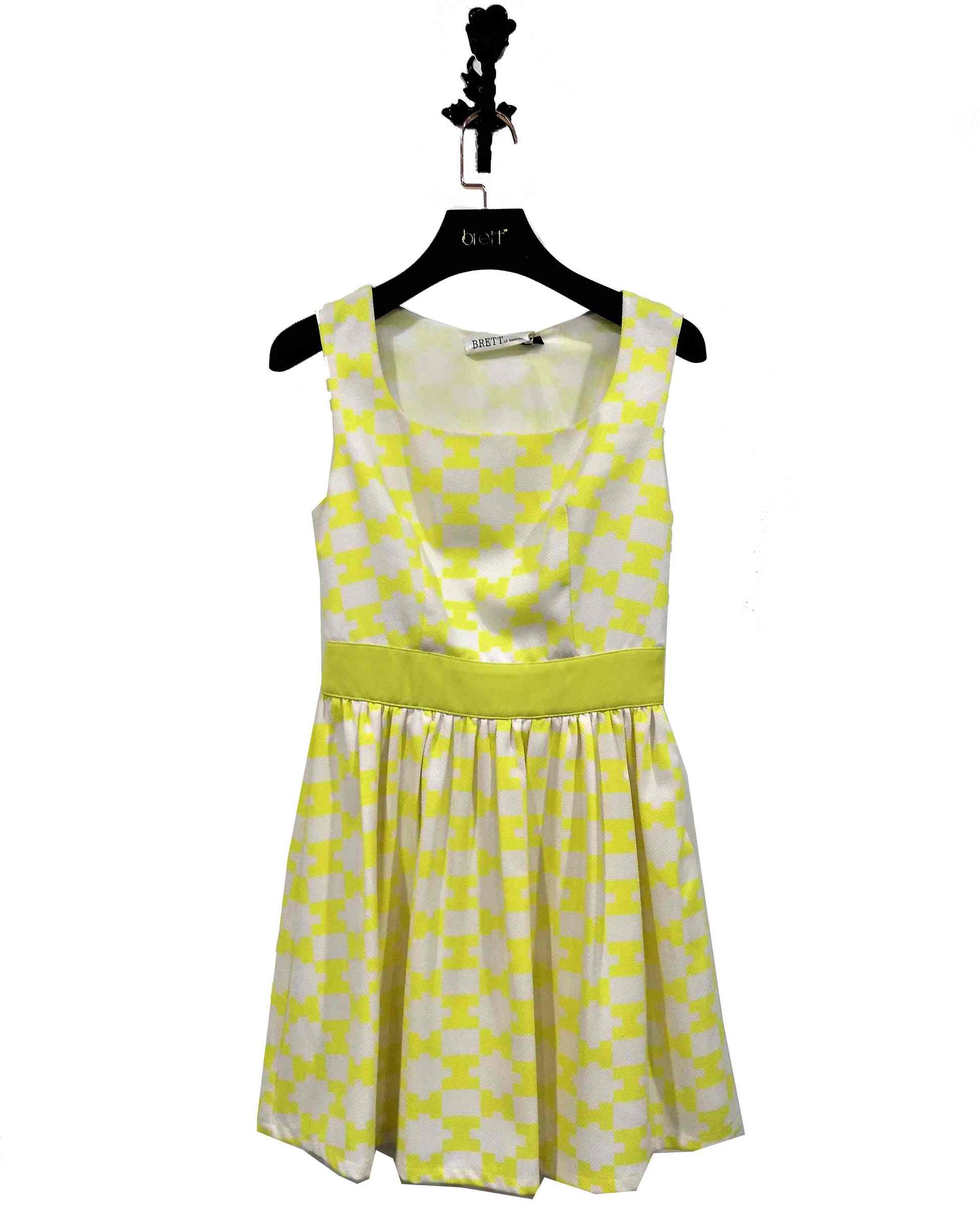 Yellow Jacquard dress design summer spring woman with Ruffle dress ladies for Yellow pleat dress mature clothing (8).jpg