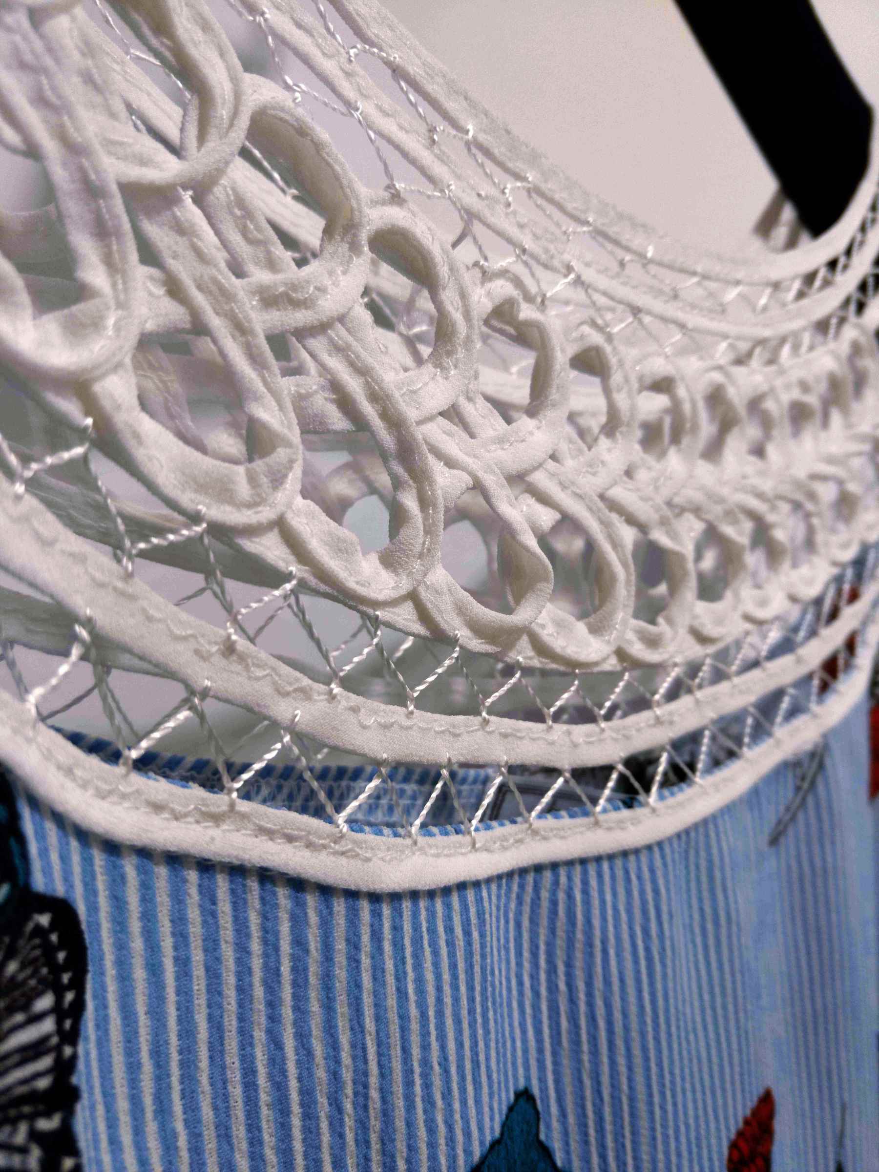 2018 Spring Embroidery Ladies Top  with Laced Neck and Frill Casual Tops for Woman (Copy).jpg