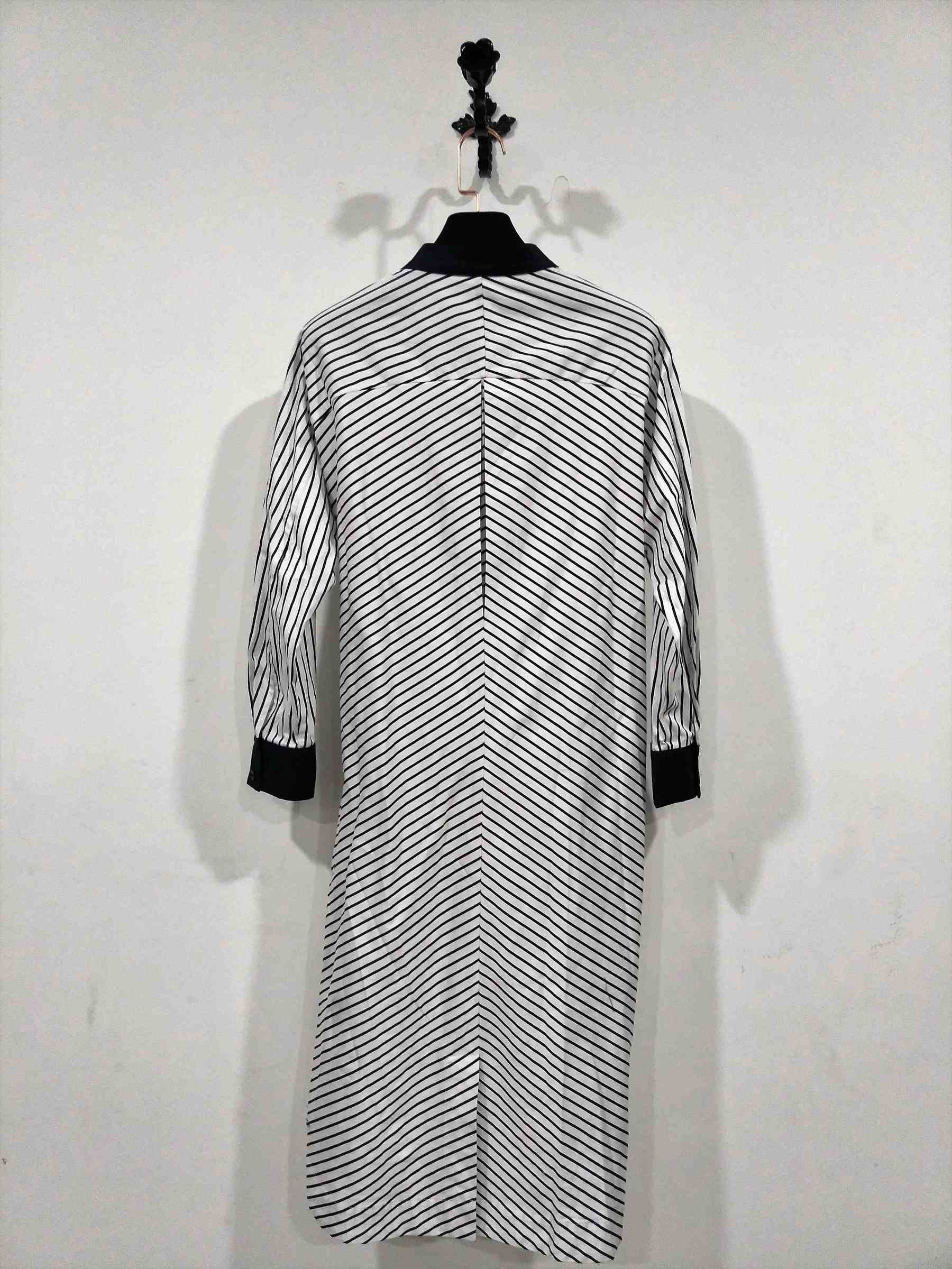 18111617-休閒藍白條紋綁帶襯衫連衣裙 (10).jpg