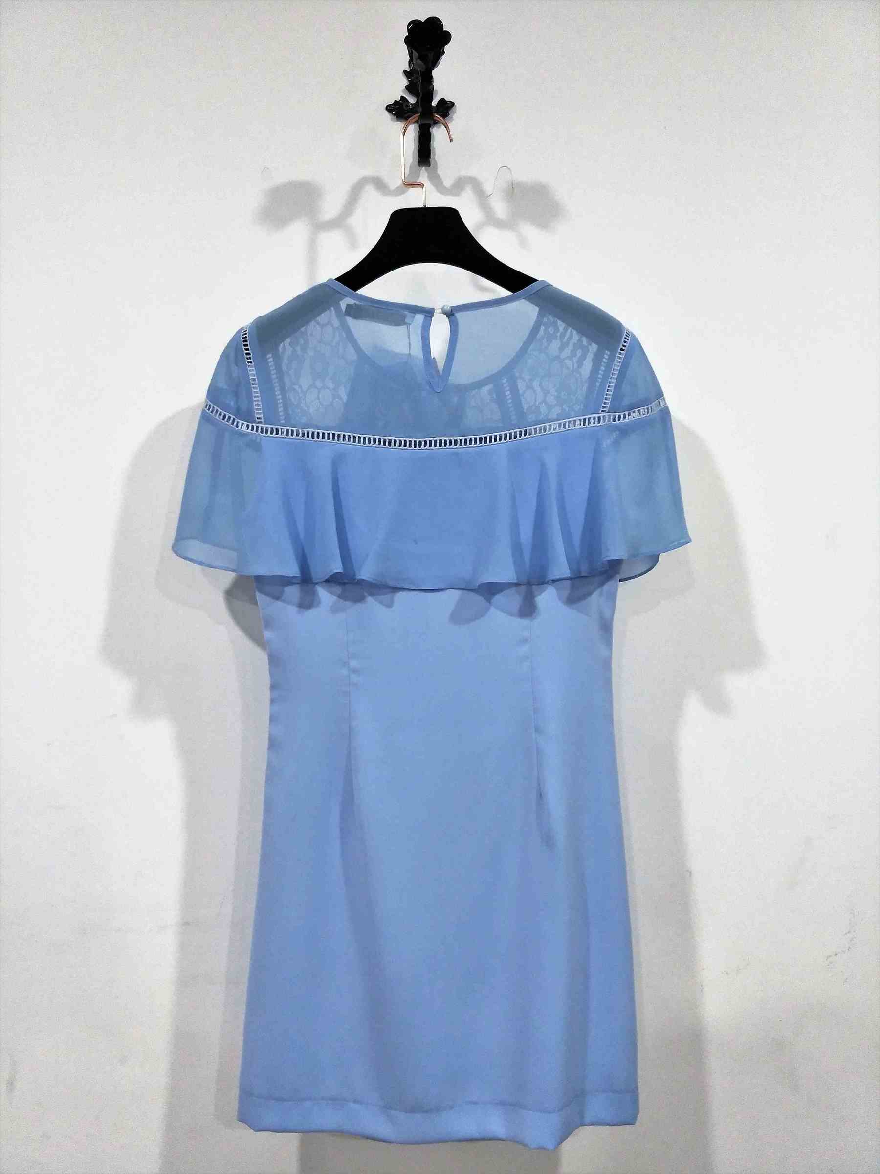 E6306LD-藍色雪紡拼接蕾絲氣質連衣裙-女裝代工 (9).jpg