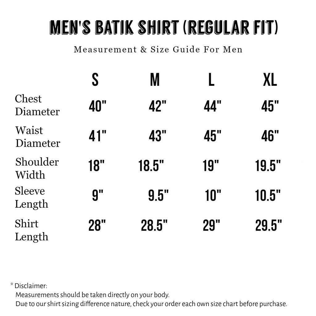 Men's Batik 'Ombak Ijo' Shirt – Baju Batik Lelaki - Nohbatik