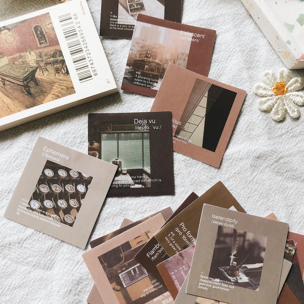 Dictionary Words Picture Stickers Pack Paperink.my