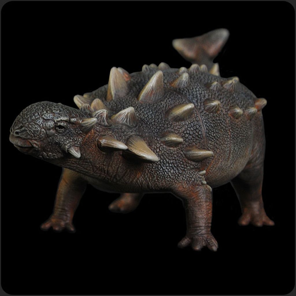 龍頭,古銅製,時代物,緣起物,重約2300克 盧楓山-包頭龍Euoplocephalus – Picowork