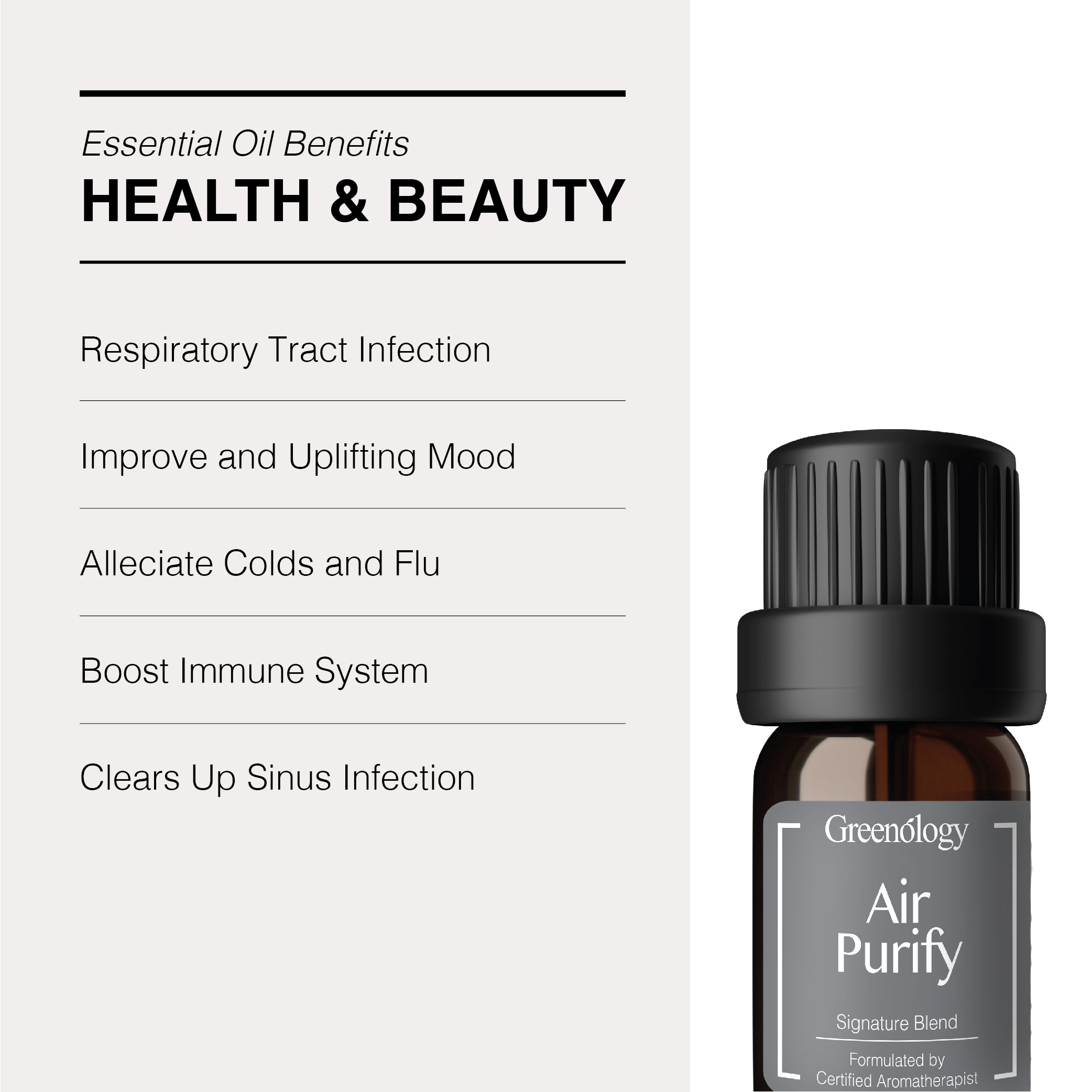 Greenology Aromatherapy Air Purify Blend Essential Oil 