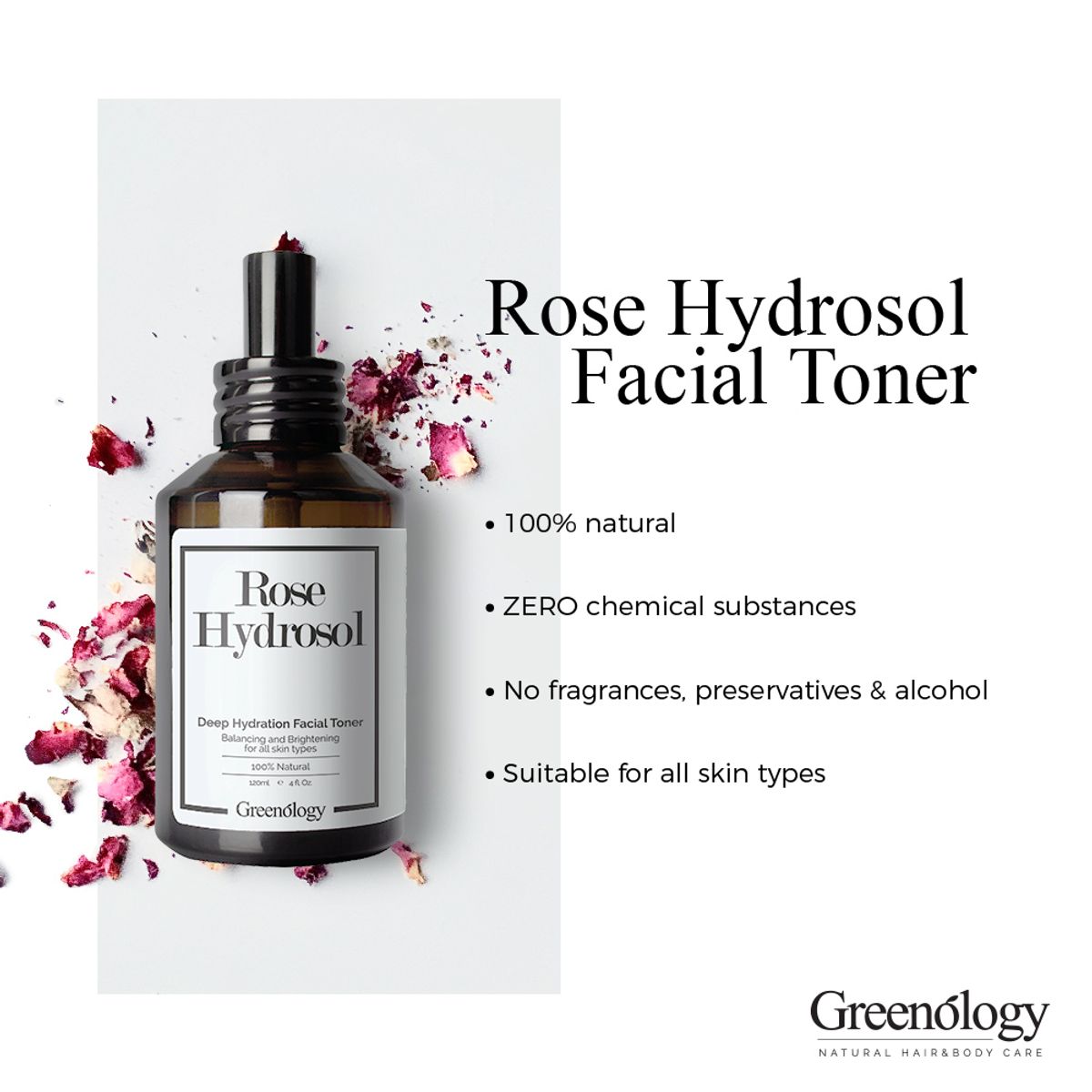 Rose Hydrosol Facial Toner