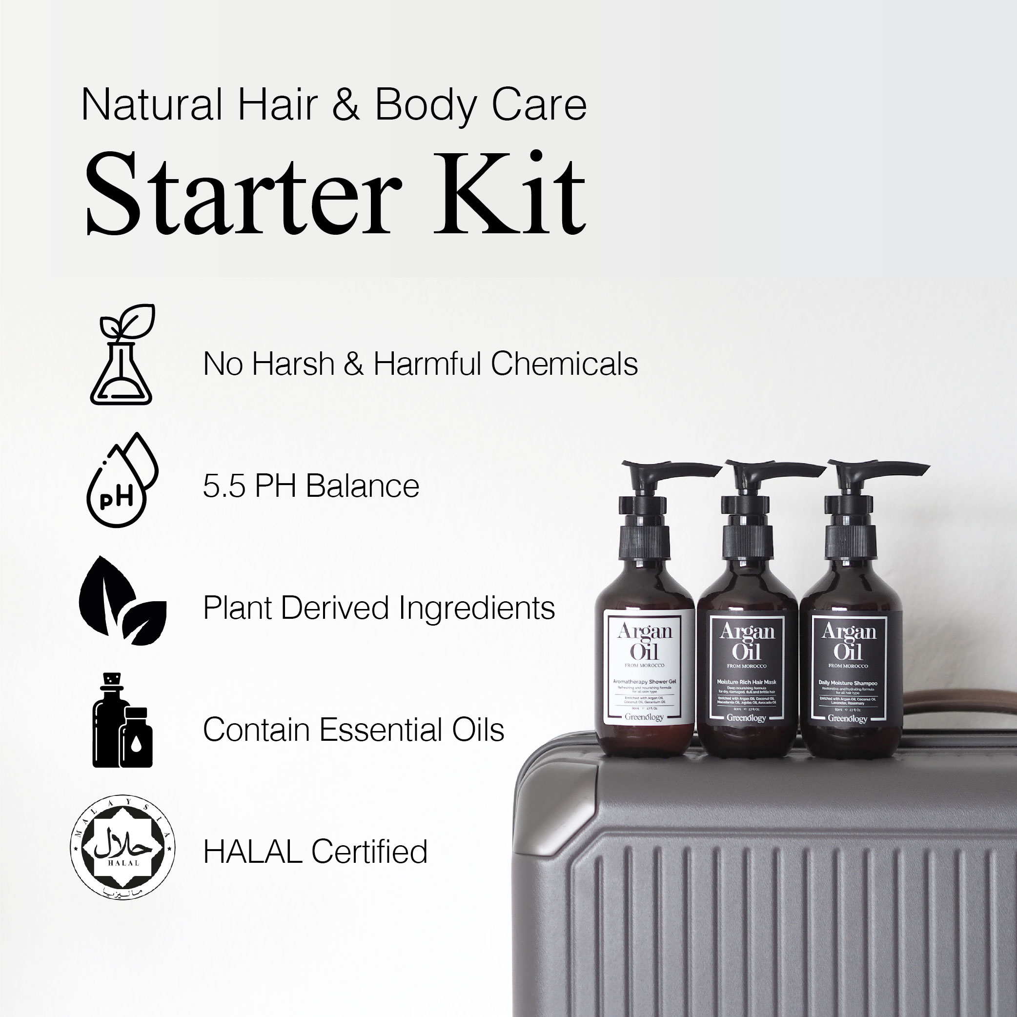 Natural Hair Care Starter Kit