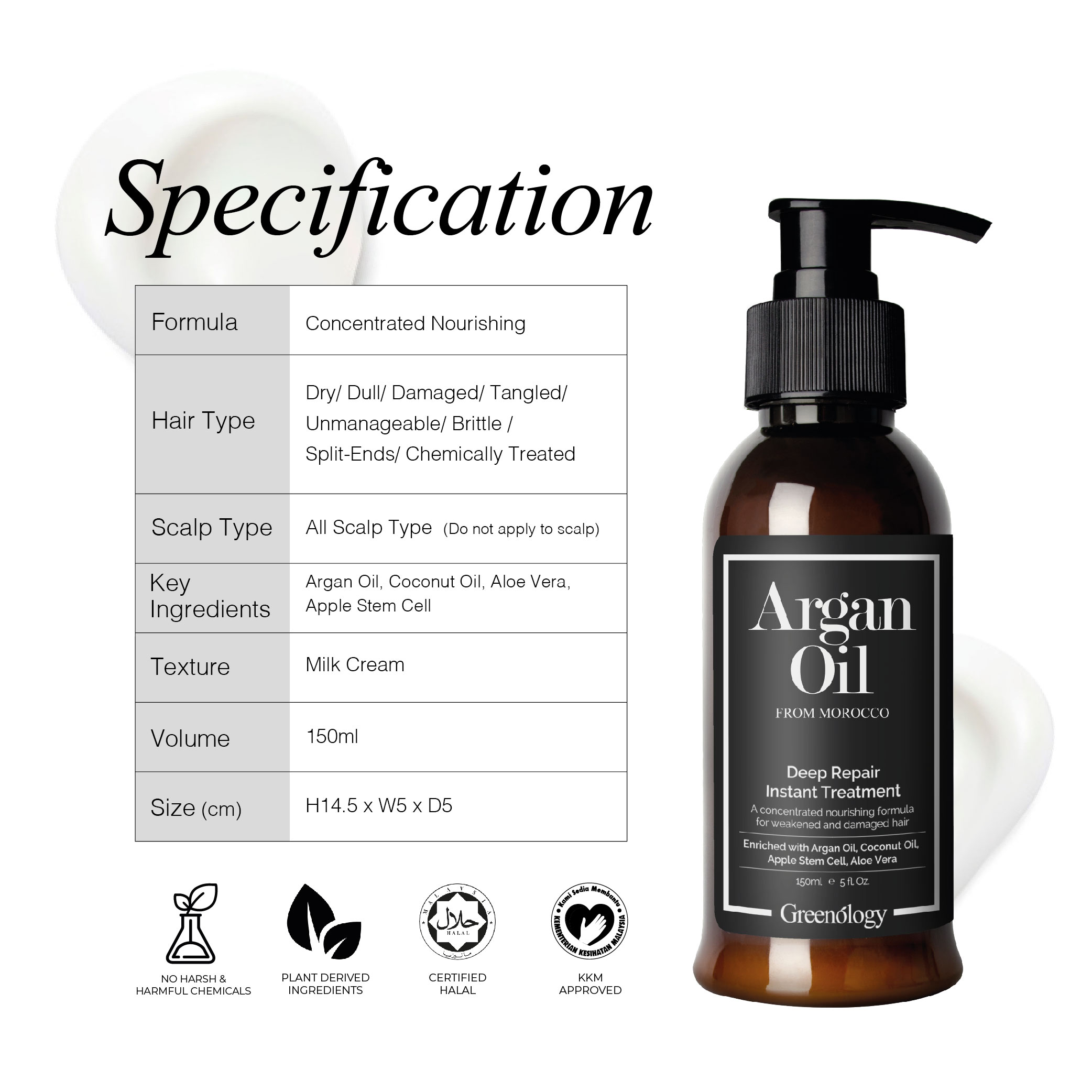 Argan Oil Deep Repair Instant Treatment