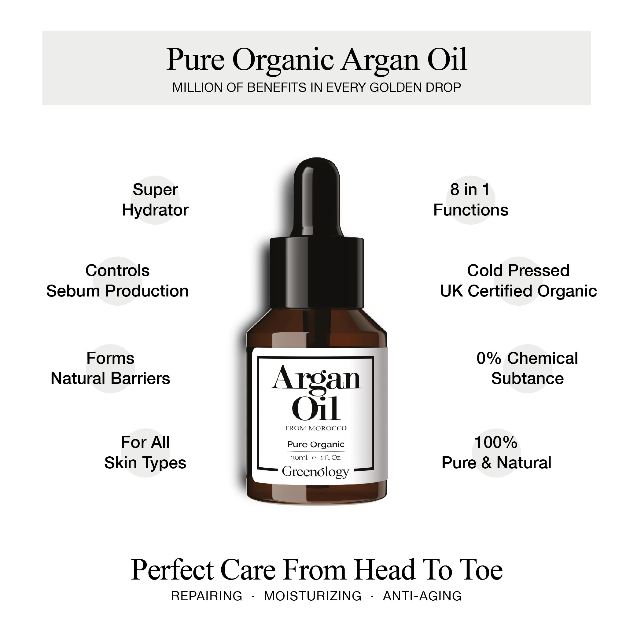 Greenology Pure Organic Argan Oil