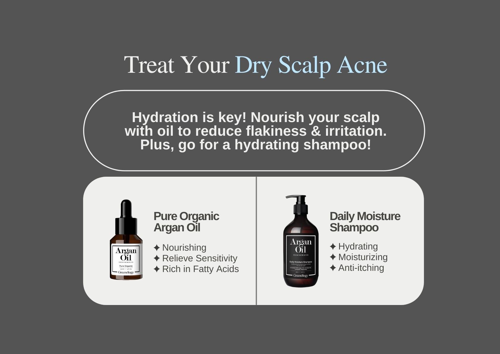 Treat your dry scalp acne