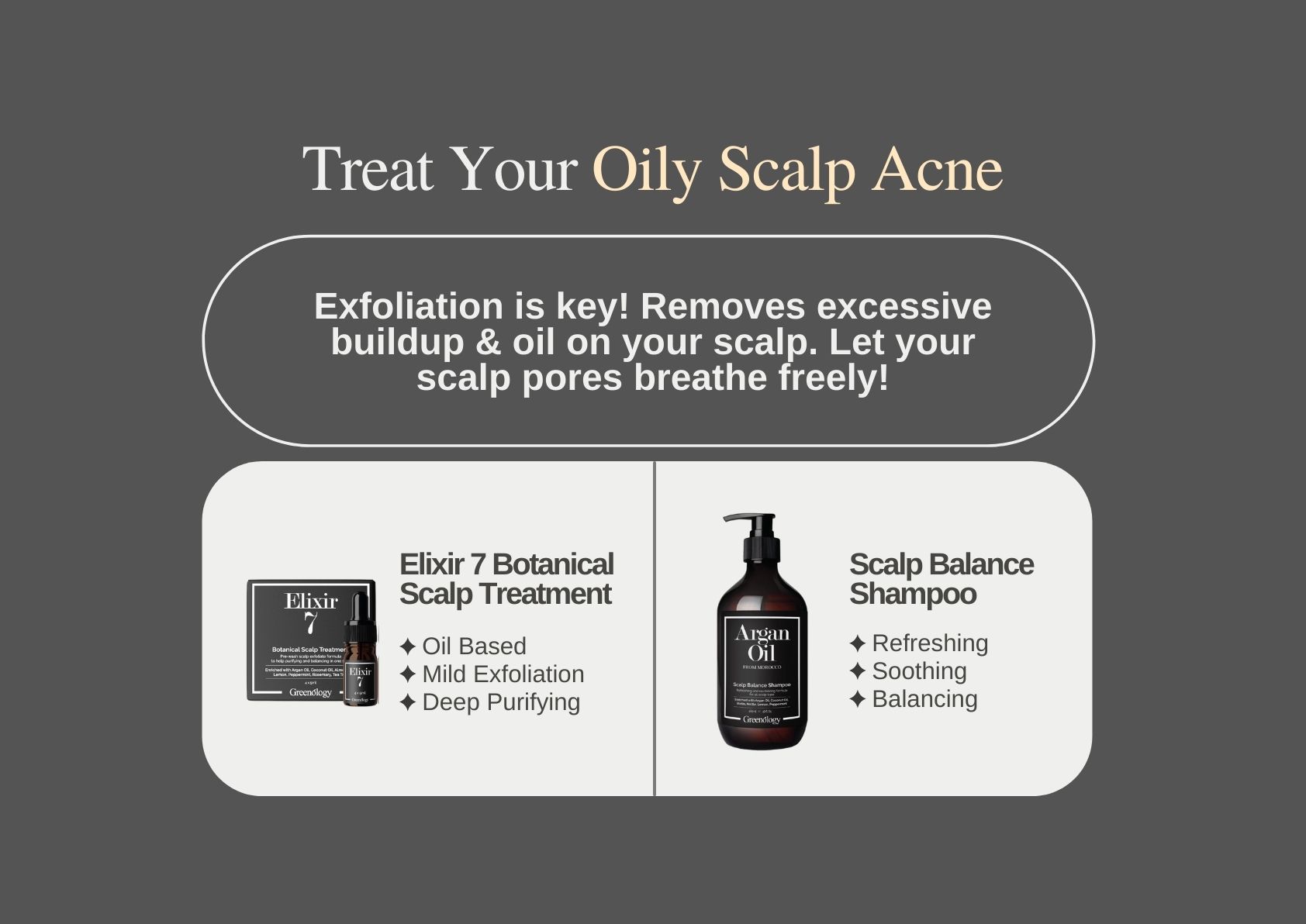 Treat your oily scalp acne