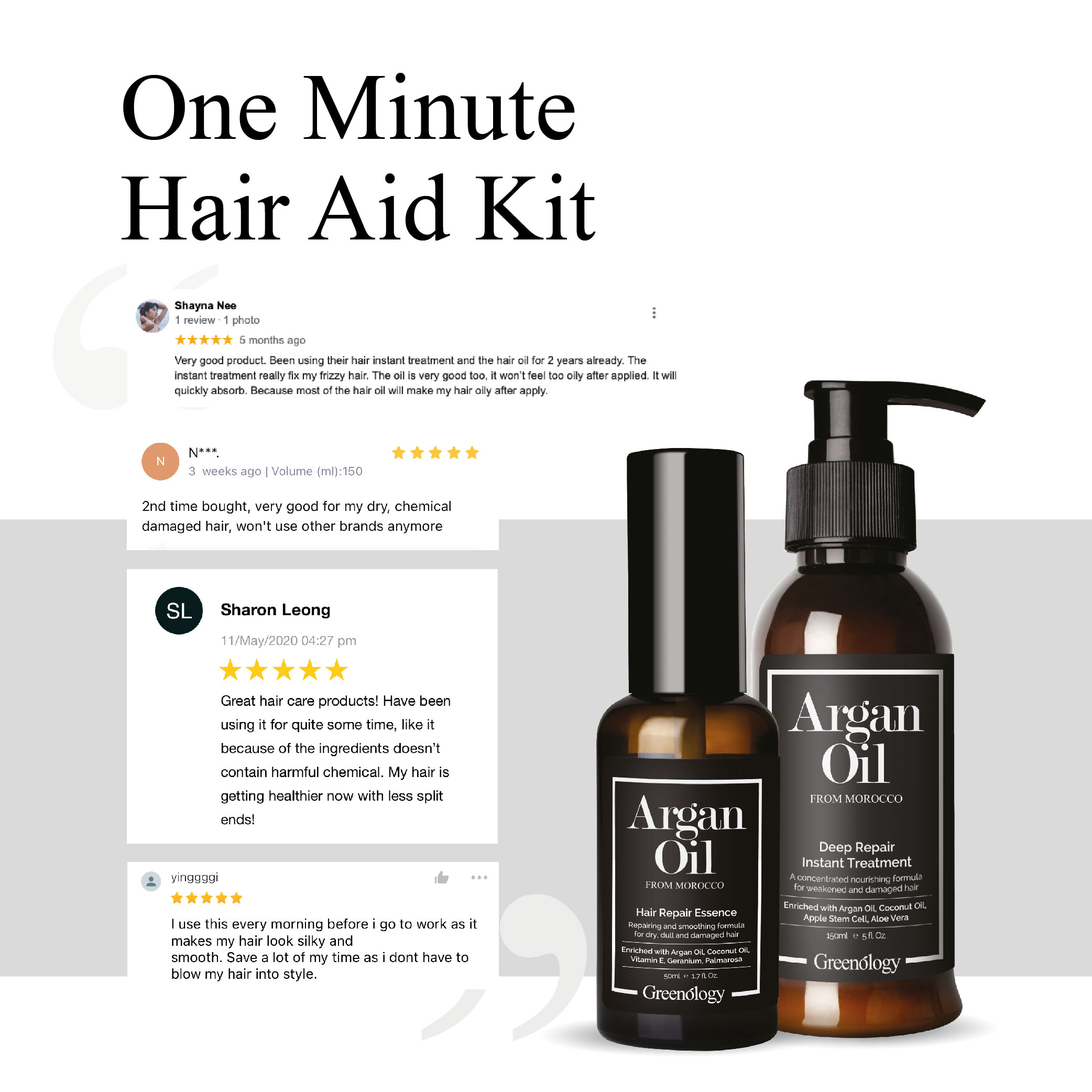 Greenology Hair Aid Kit