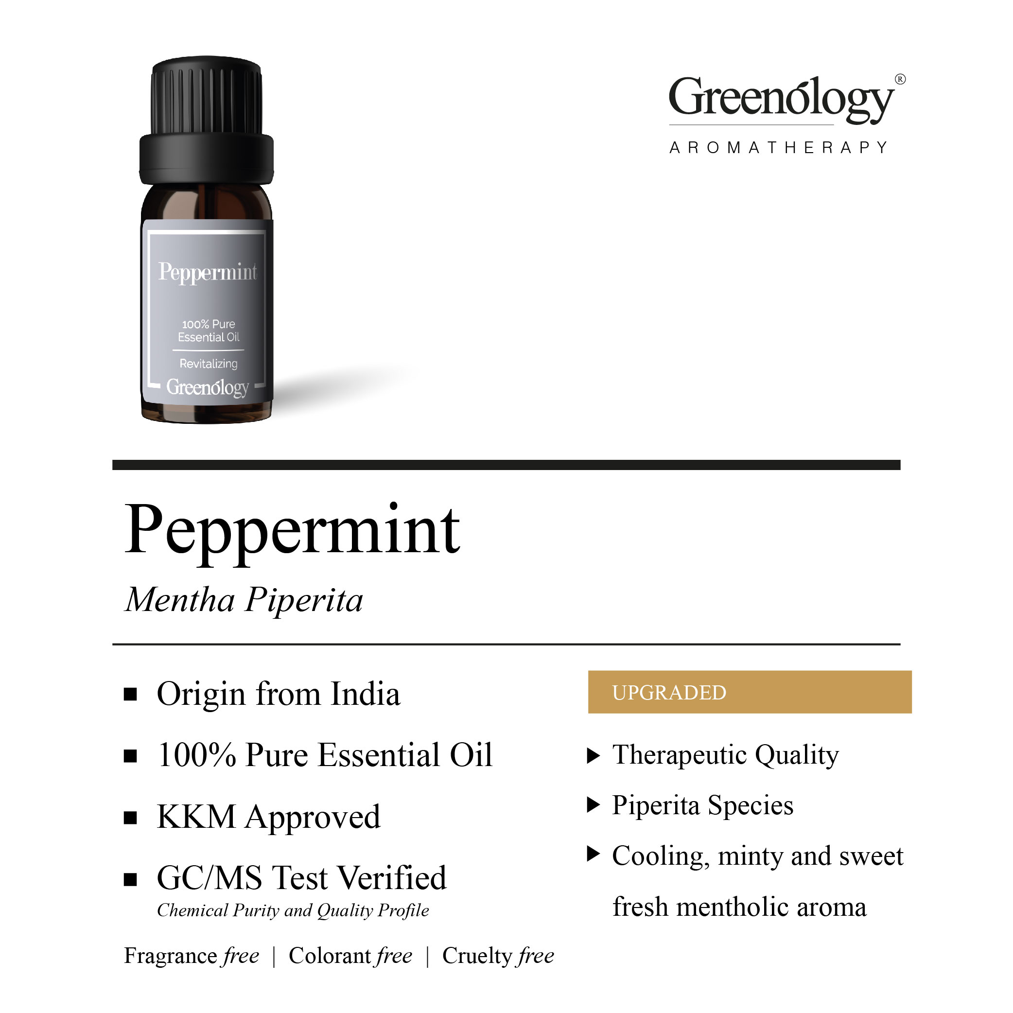 Greenology Natural Essential Oil Peppermint