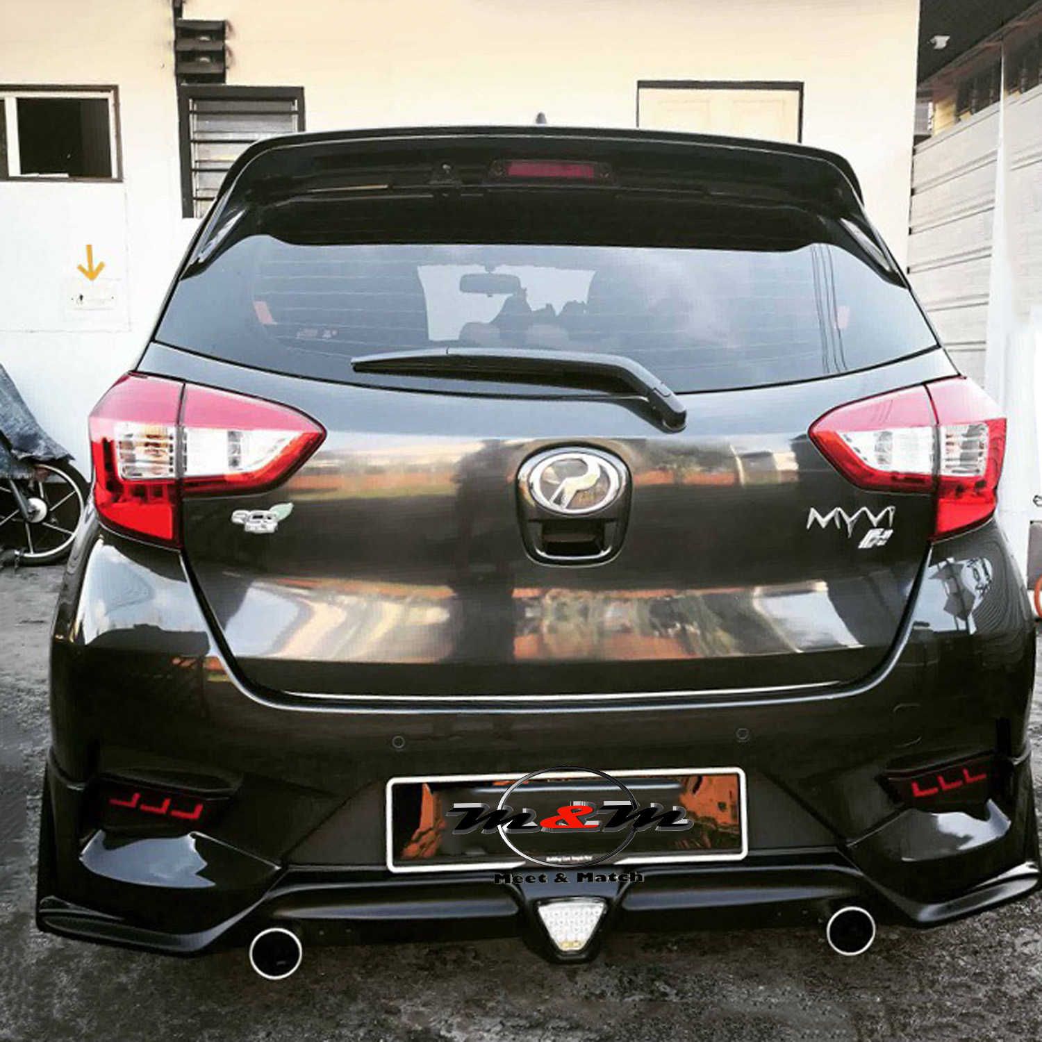 Myvi 2018 Mugen RS Skirting (Full Set) – Meet & Match 