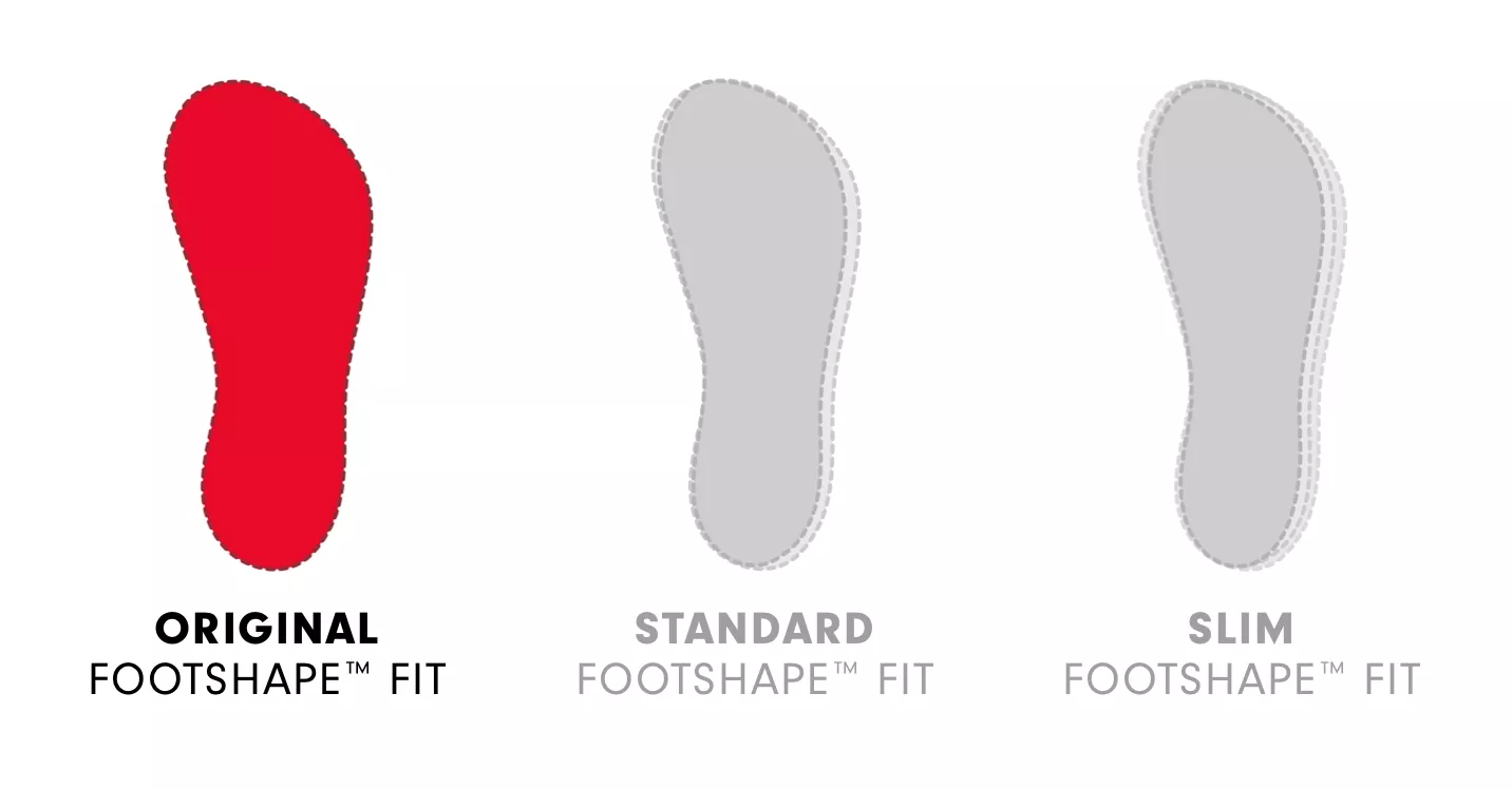 ORIGINAL FOOTSHAPE™ FIT