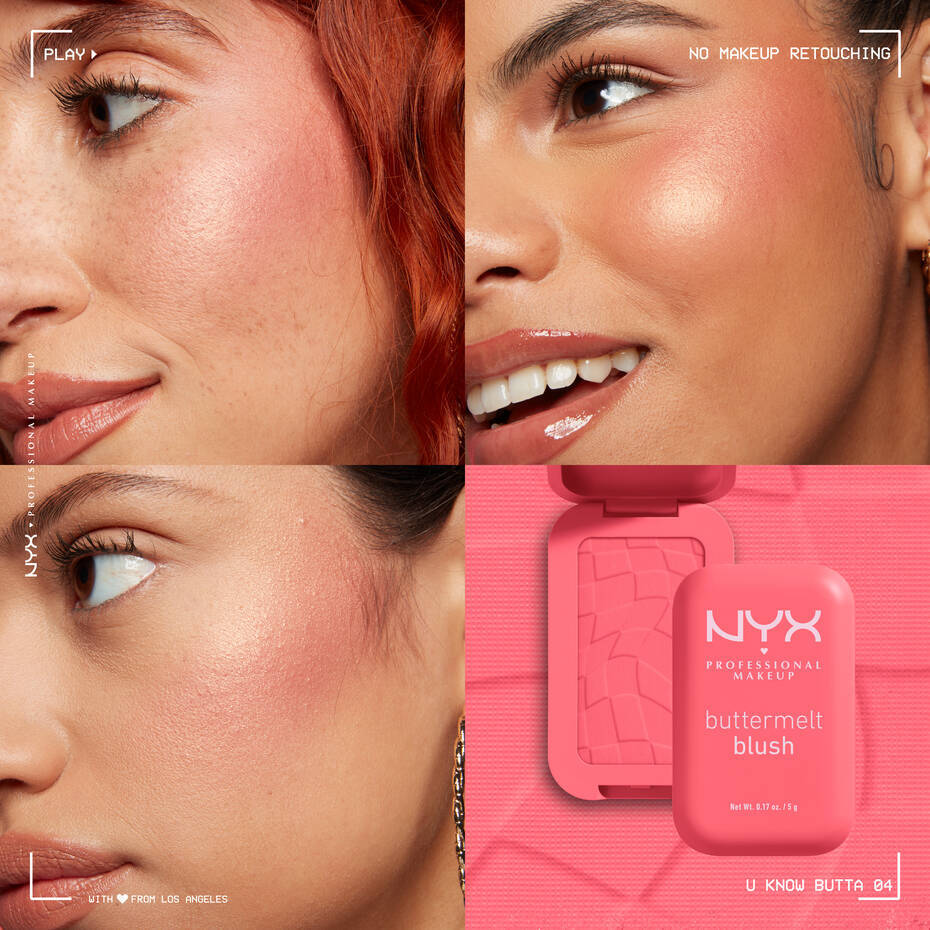 NYX-Professional-Makeup-BUTTERMELT-BLUSH-04-U-KNOW-BUTTA-0800897257606-Application-Alexi-Nathalie-Vanessa