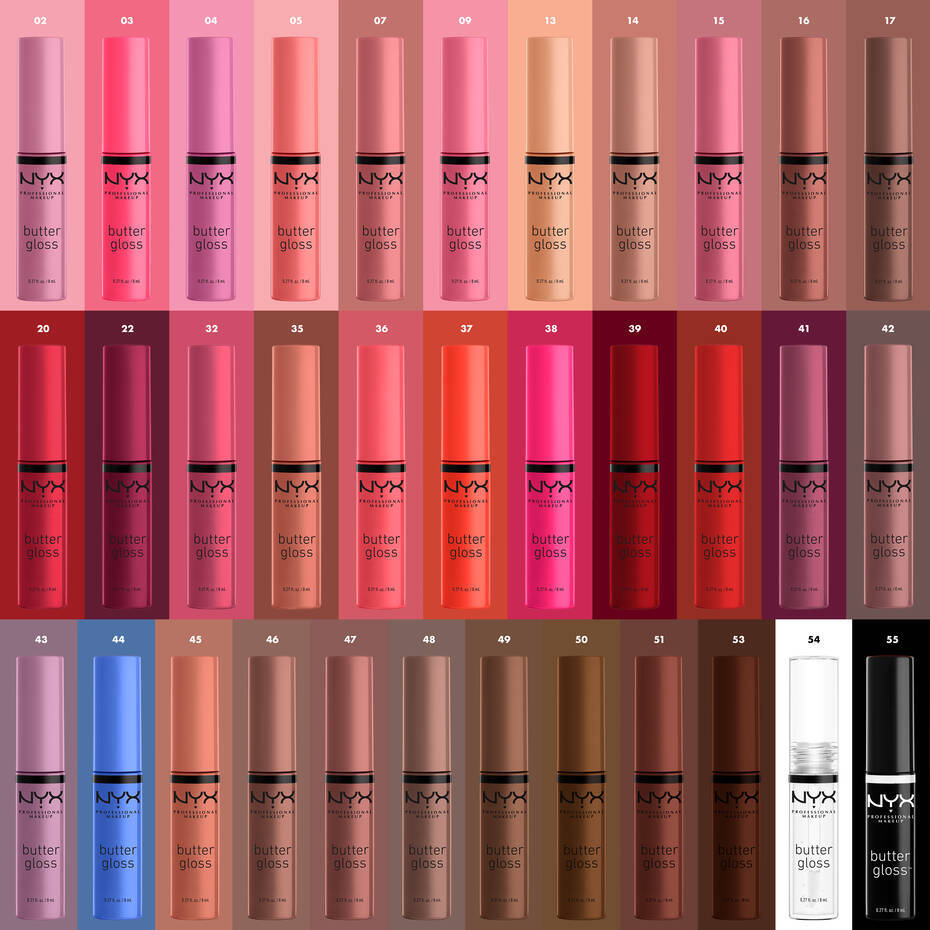 NYX-PMU-Makeup-Lips-Lip-Gloss-Butter-Gloss-BLG55-LICORICE-0800897253127-Range-2023