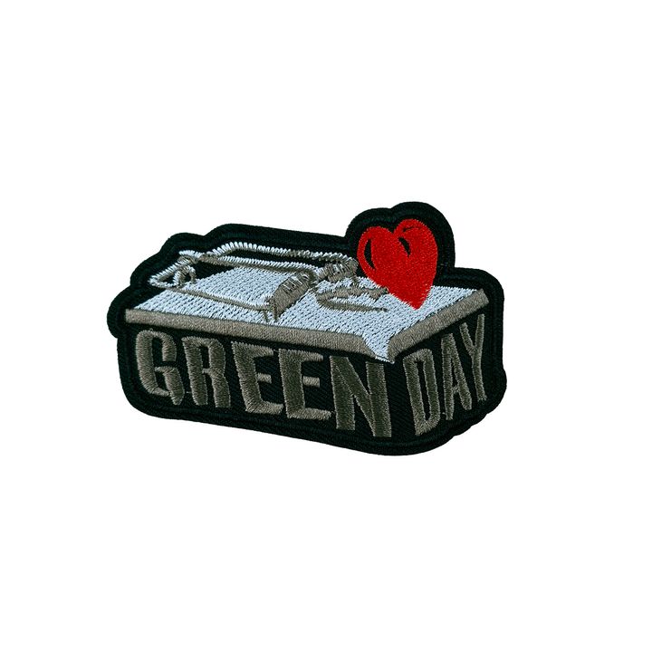 Green Day-Heart Trap Patch