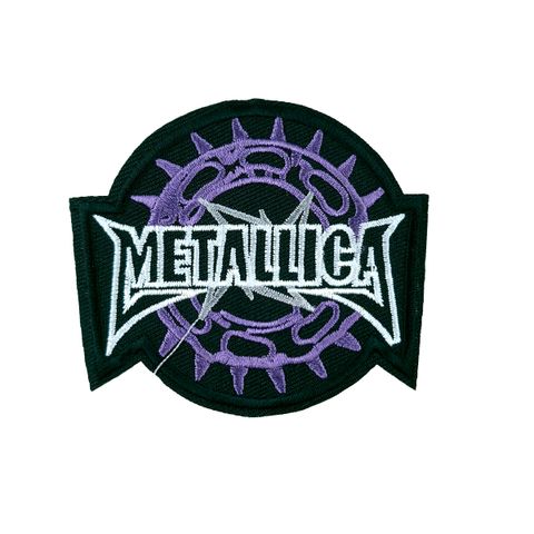 Metallica-PurpleBlack logo Patch