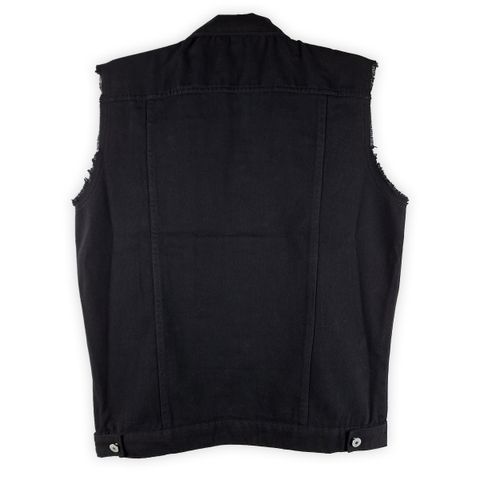 Denim vest Black 黑色牛仔背心 (2)