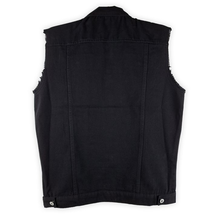 Denim vest Black 黑色牛仔背心 (2)