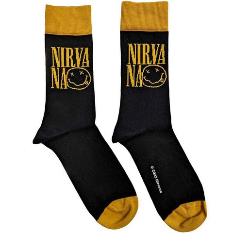 Nirvana-Logo Stacked Socks 1