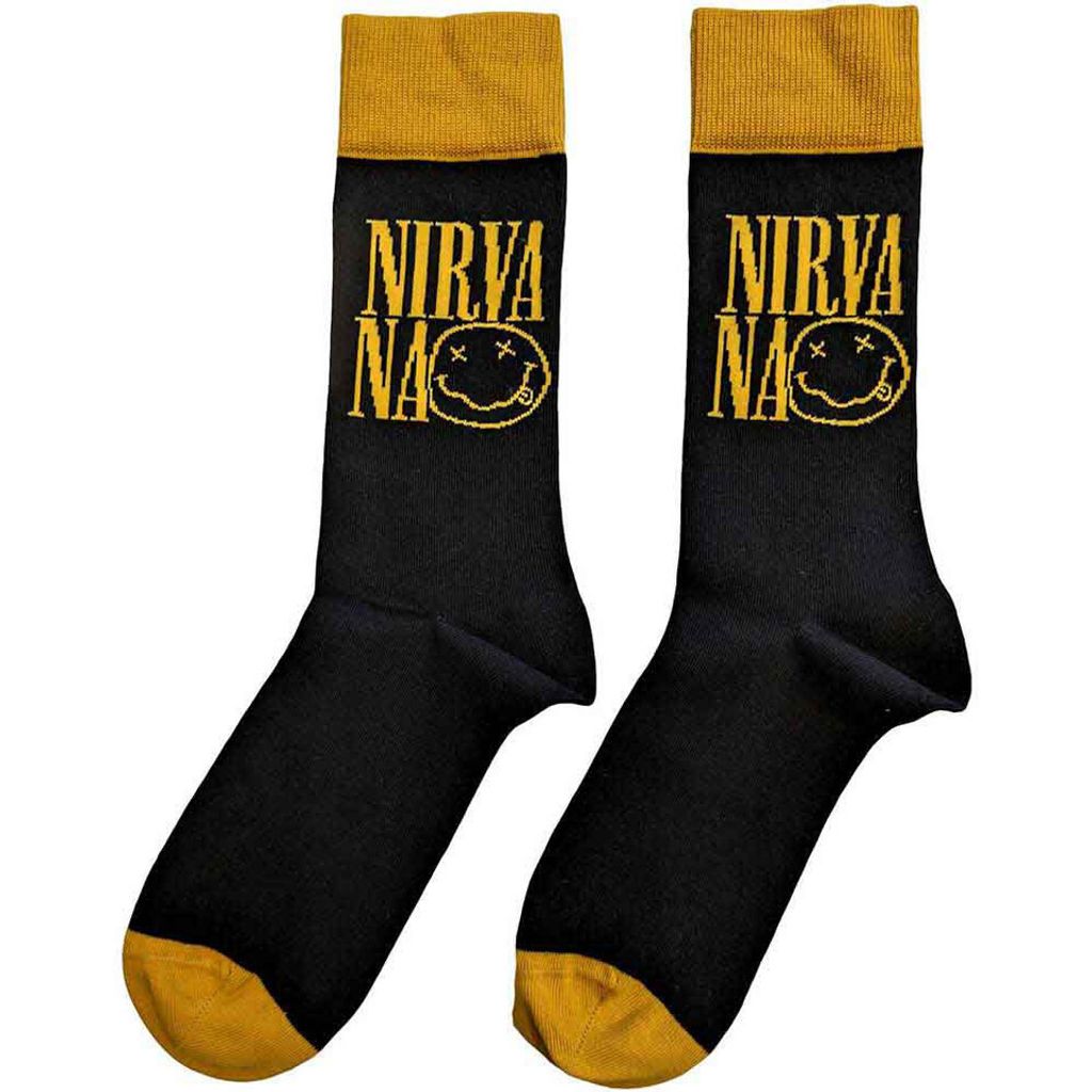 Nirvana-Logo Stacked Socks 2