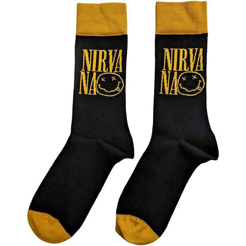 Nirvana-Logo Stacked Socks 2