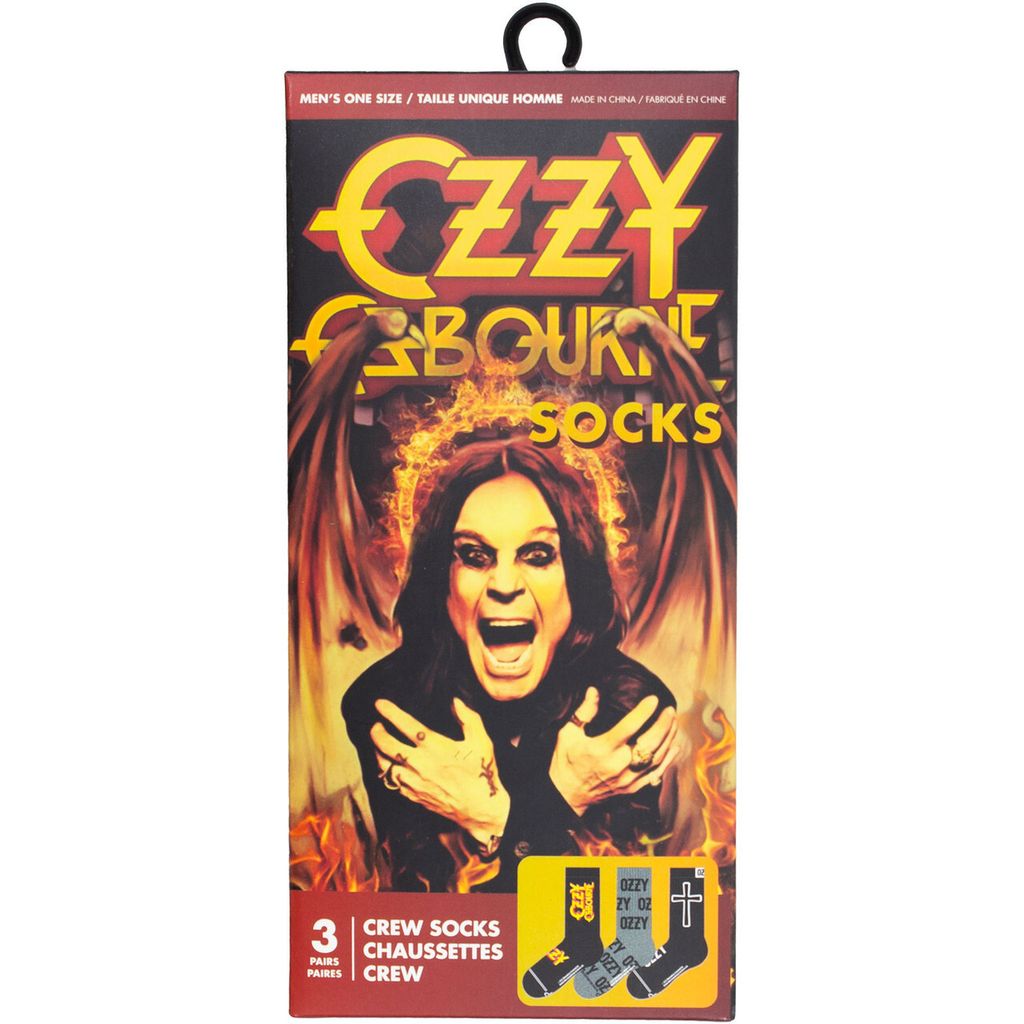 Ozzy Osbourne-Logos Unisex Sock Gift Box 1