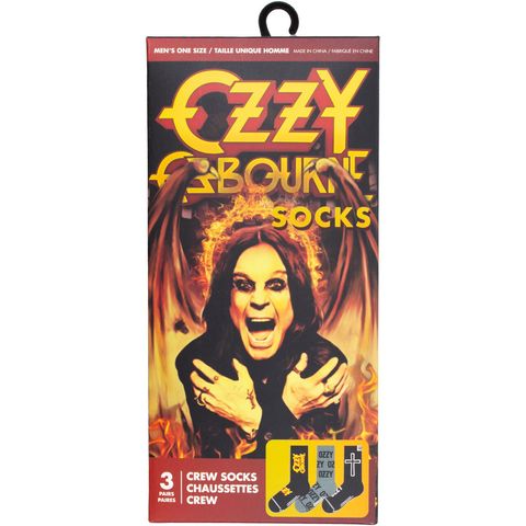 Ozzy Osbourne-Logos Unisex Sock Gift Box 1
