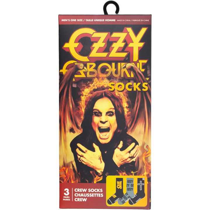 Ozzy Osbourne-Logos Unisex Sock Gift Box 1