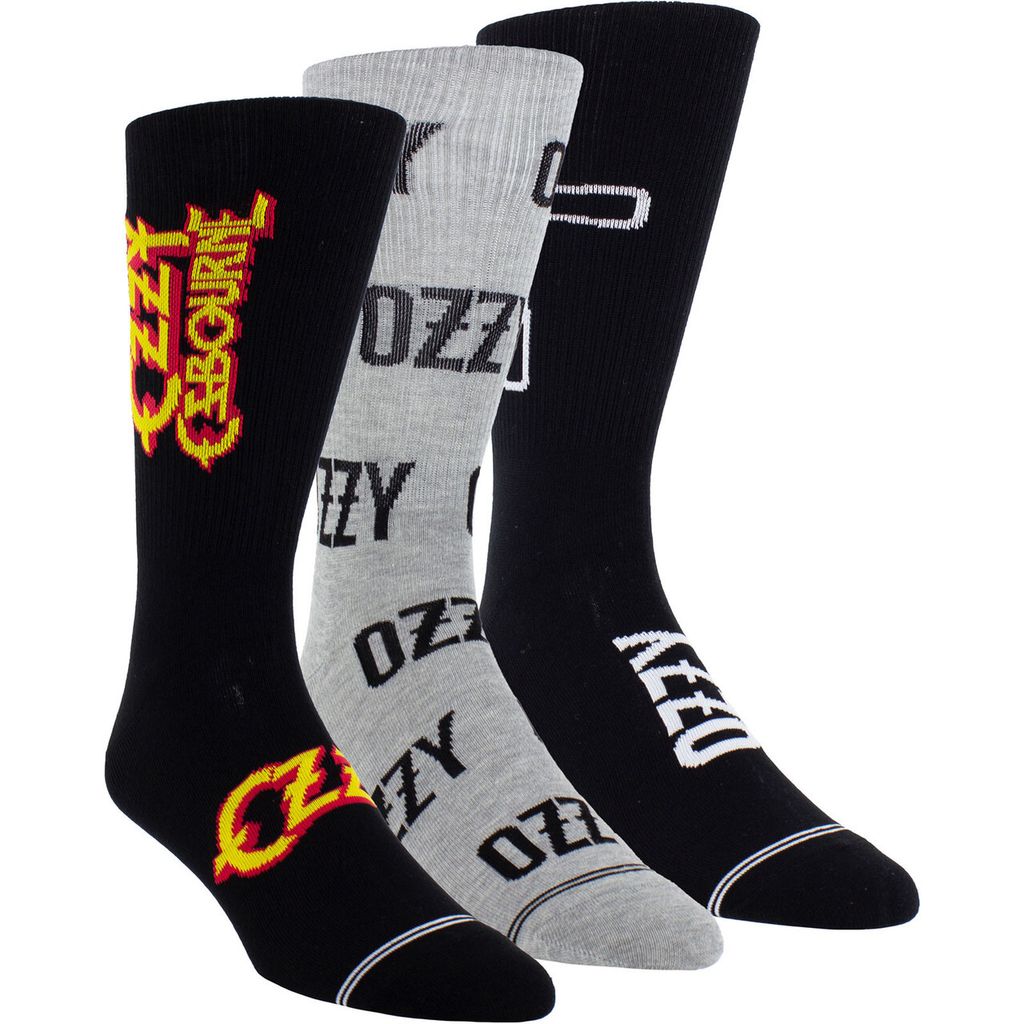 Ozzy Osbourne-Logos Unisex Sock Gift Box 3