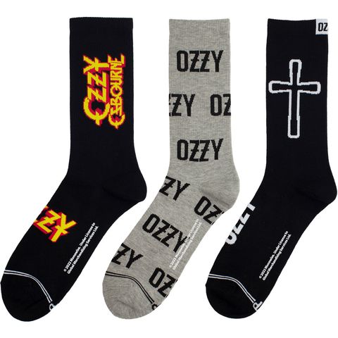 Ozzy Osbourne-Logos Unisex Sock Gift Box 2