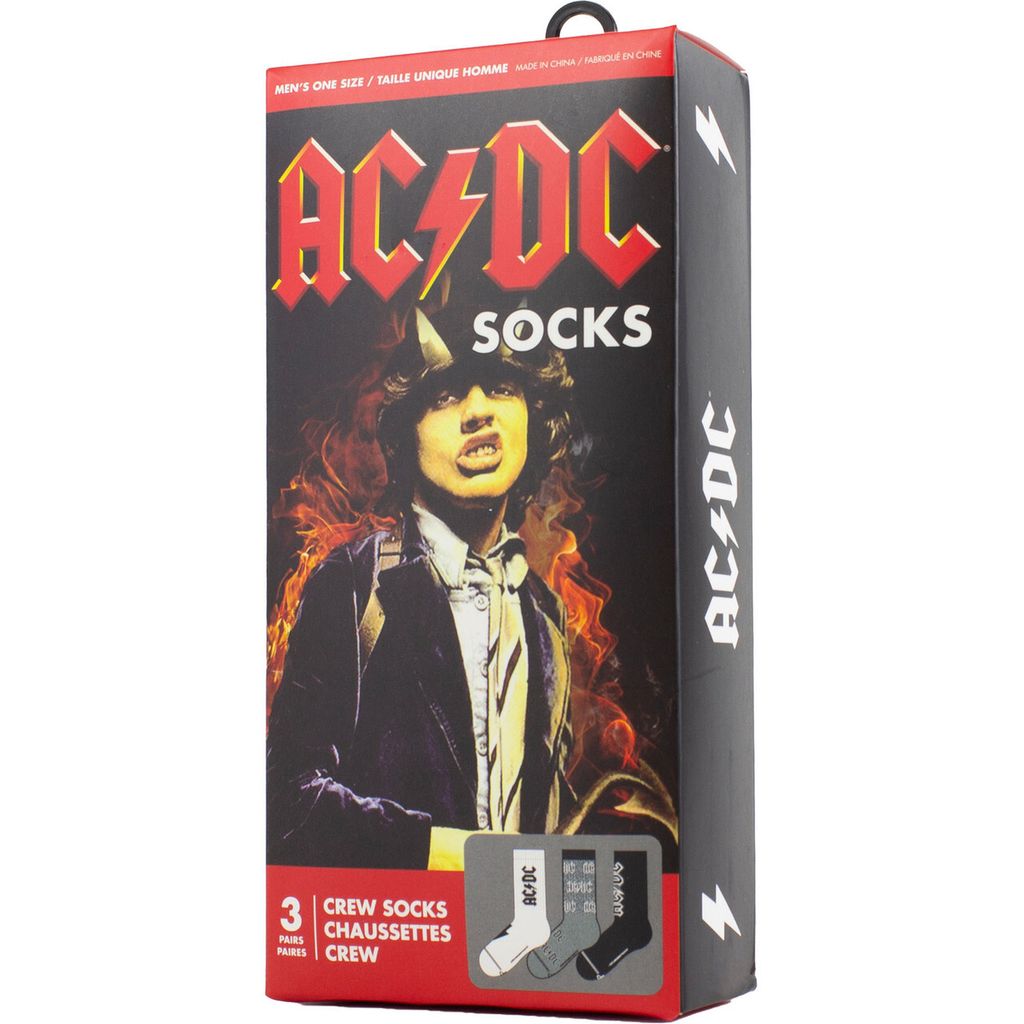 ACDC-Logos Unisex Sock Gift Box 1