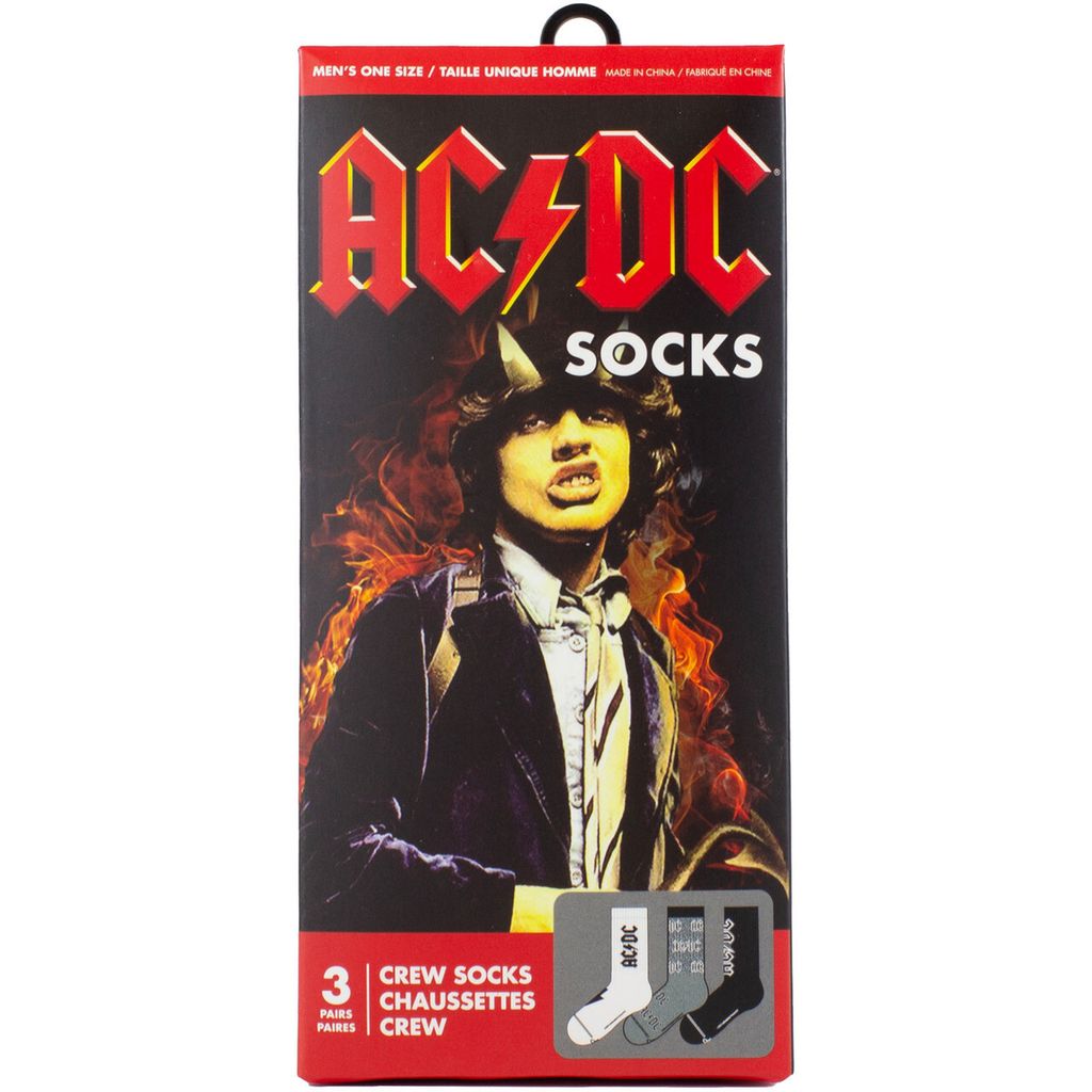 ACDC-Logos Unisex Sock Gift Box 6