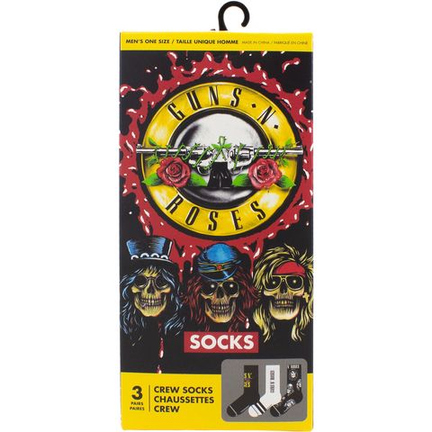 Guns N' Roses-Logos Unisex Sock Gift Box 1